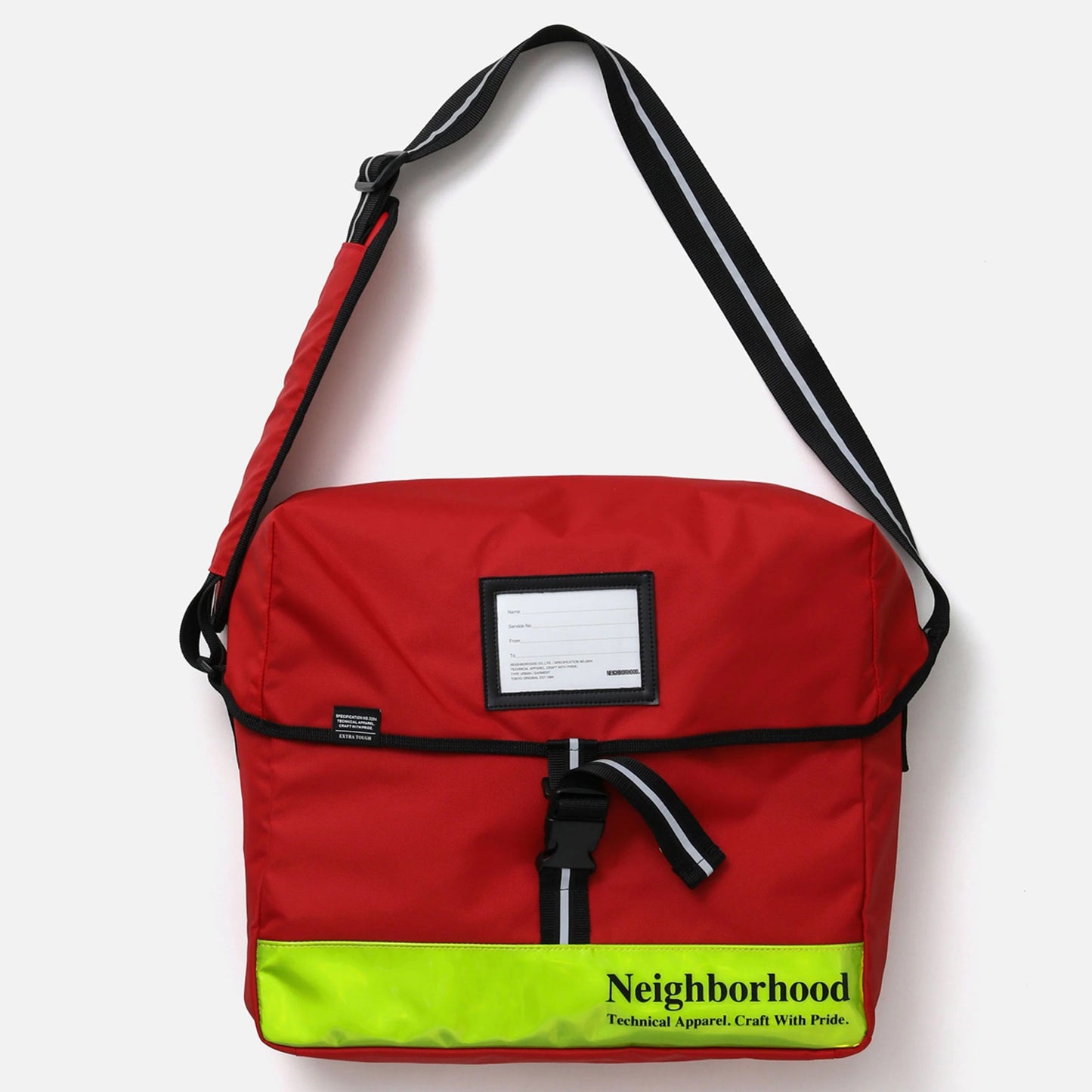 BRIGHT COLOR MESSENGER BAG / RED