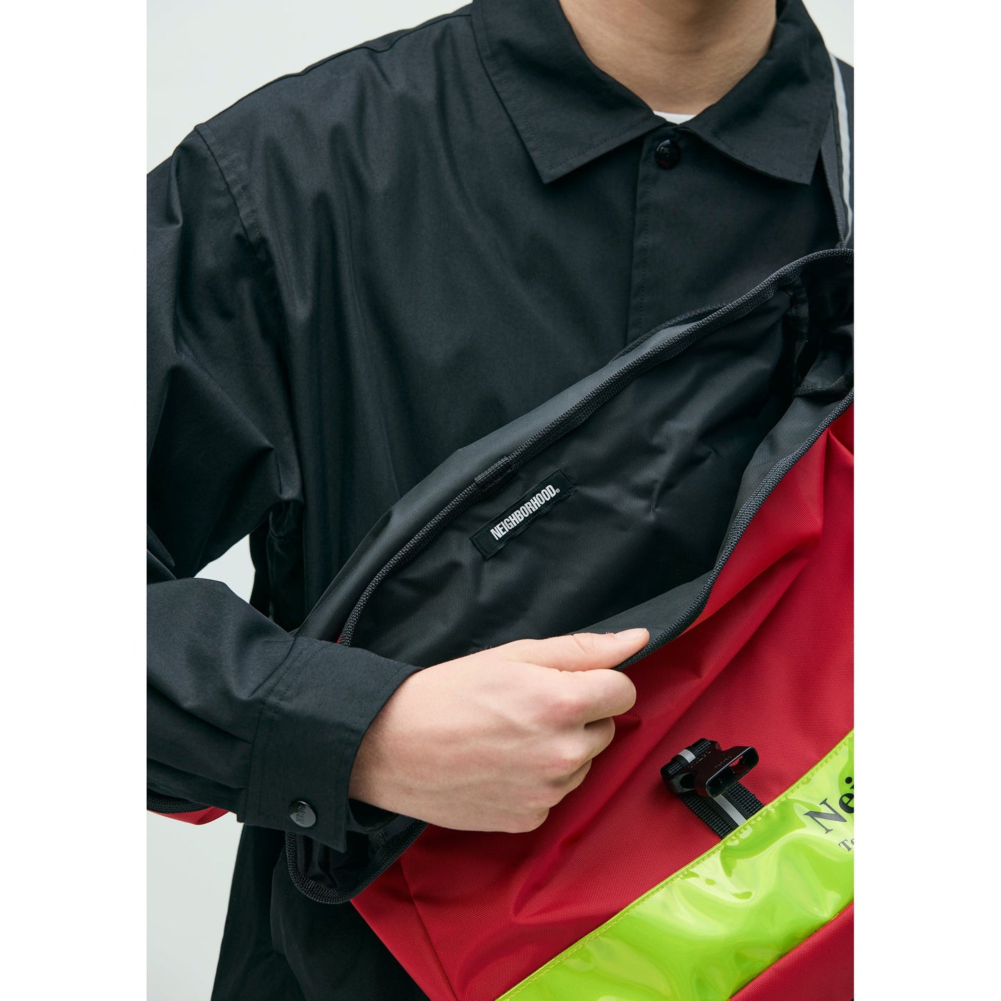 BRIGHT COLOR MESSENGER BAG / RED