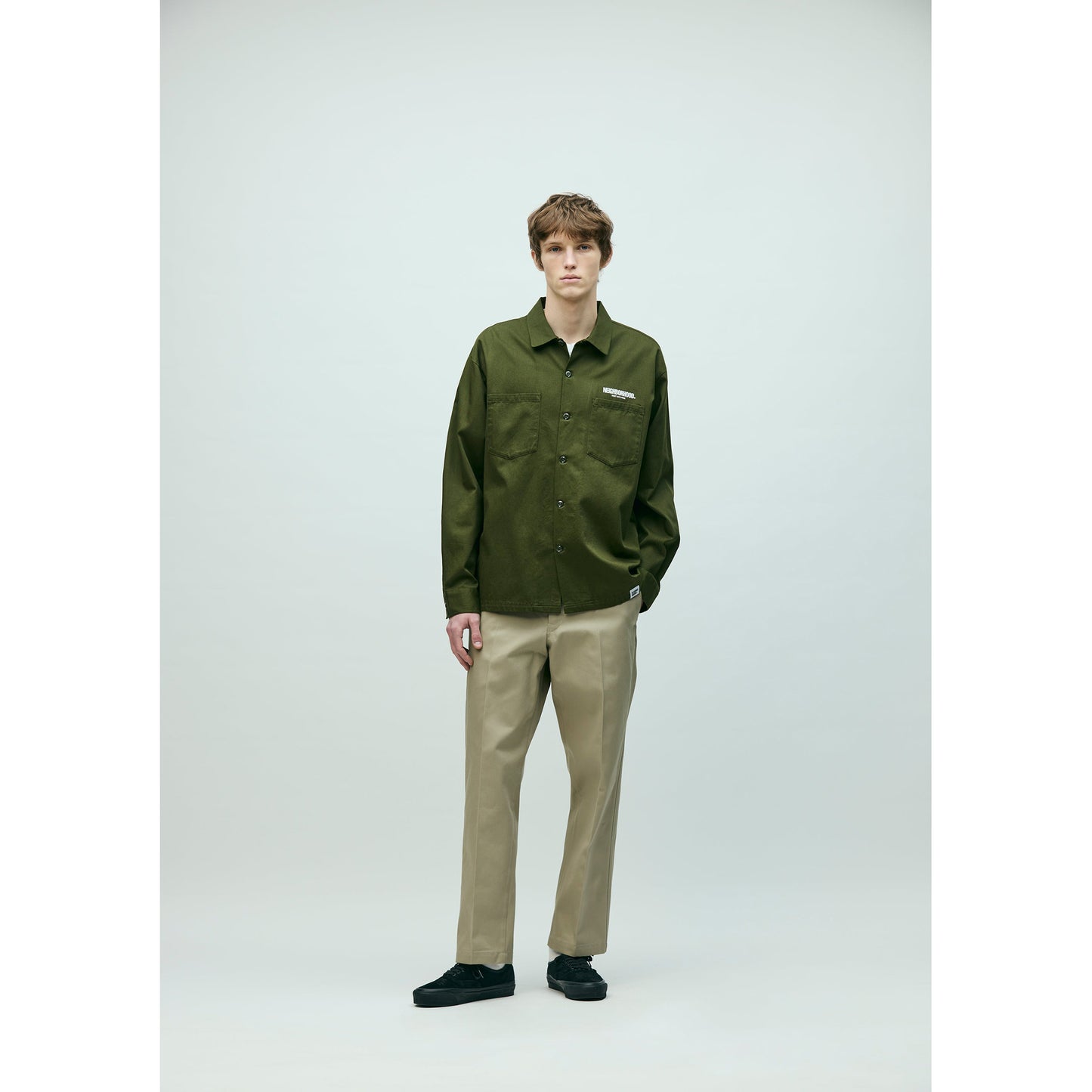 CLASSIC WORK SHIRT LS-2 / BLACK