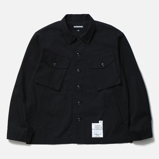FATIGUE SHIRT LS / BLACK