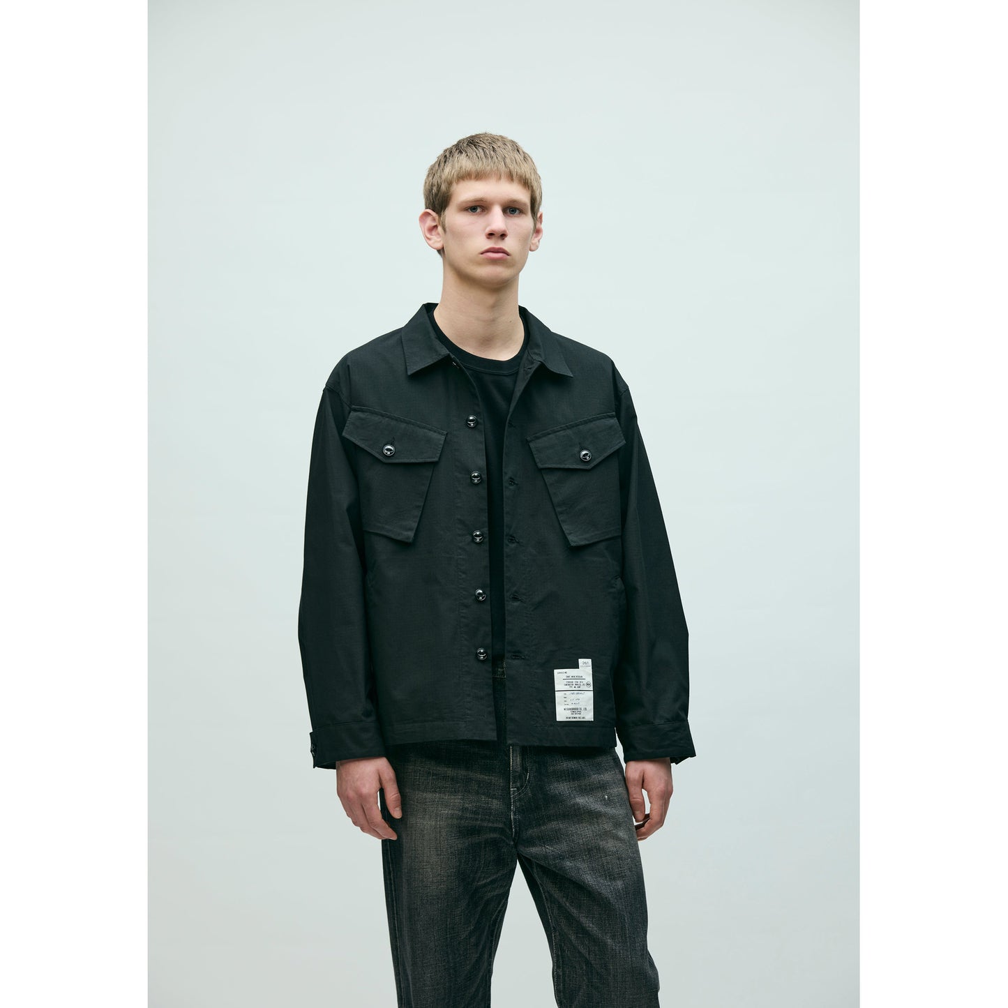 FATIGUE SHIRT LS / BLACK