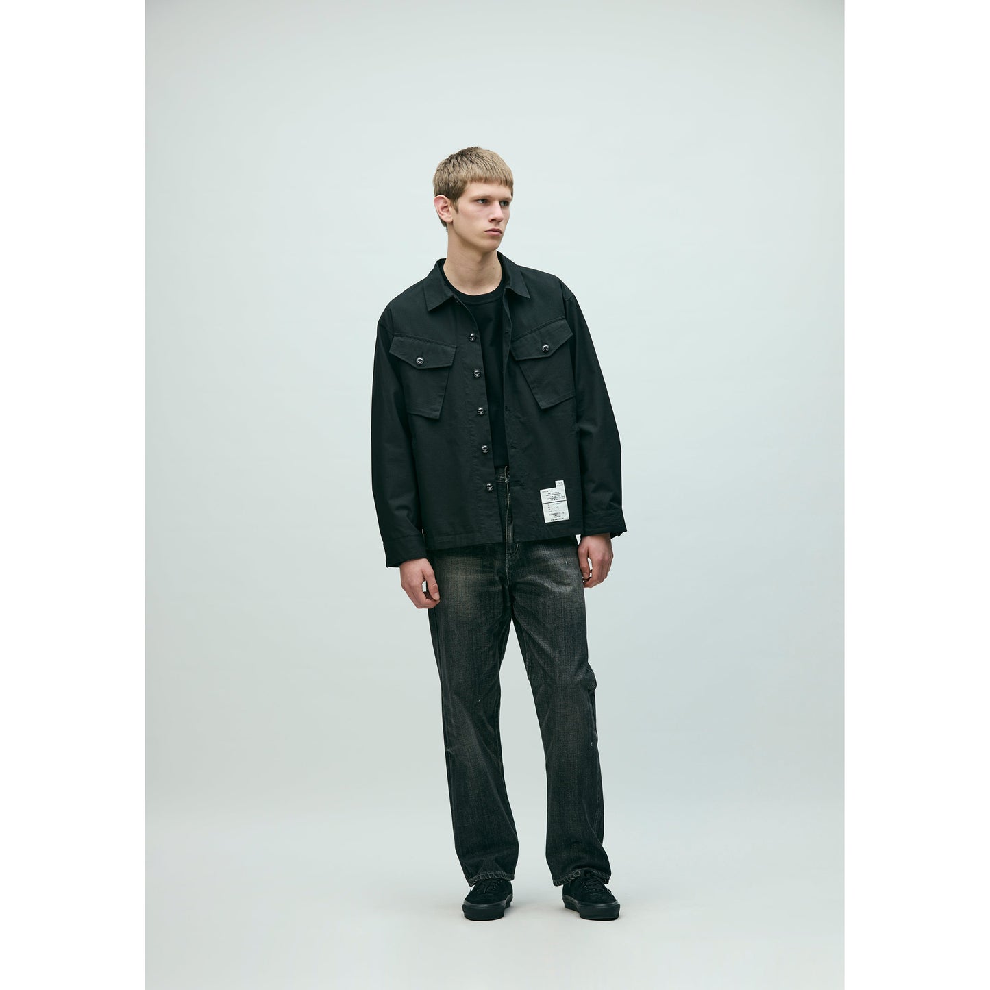 FATIGUE SHIRT LS / BLACK