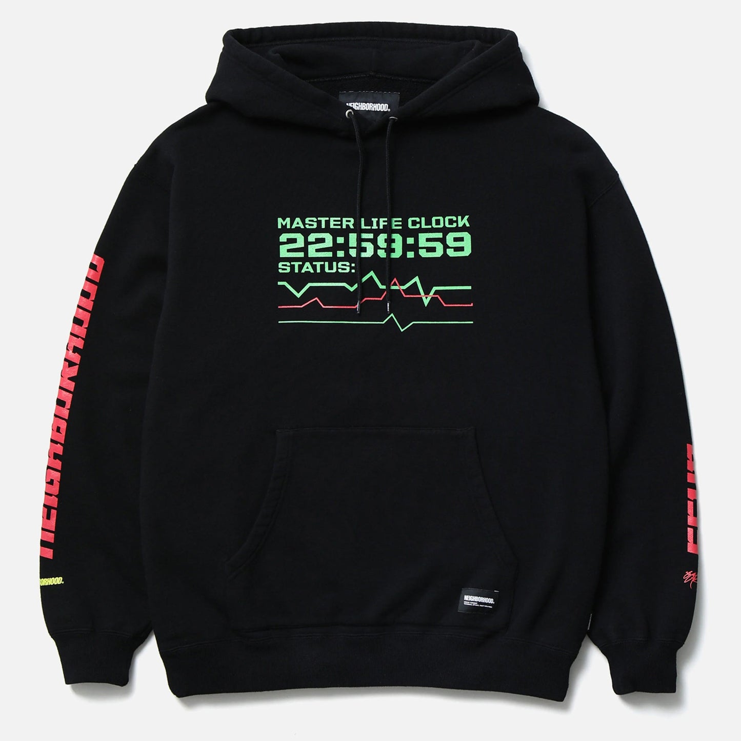 NH X SSUR . SWEAT HOODIE LS / BLACK