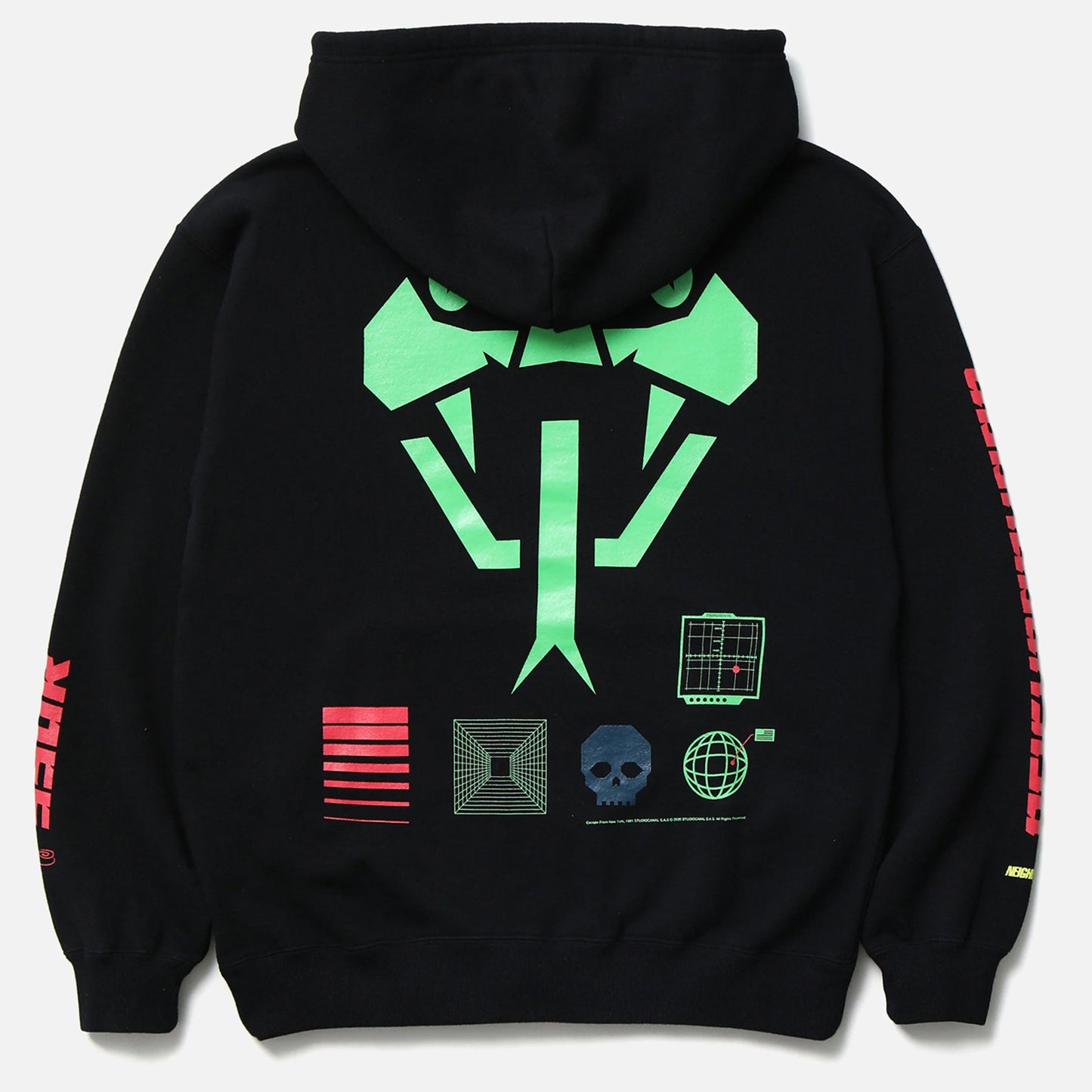 NH X SSUR . SWEAT HOODIE LS / BLACK