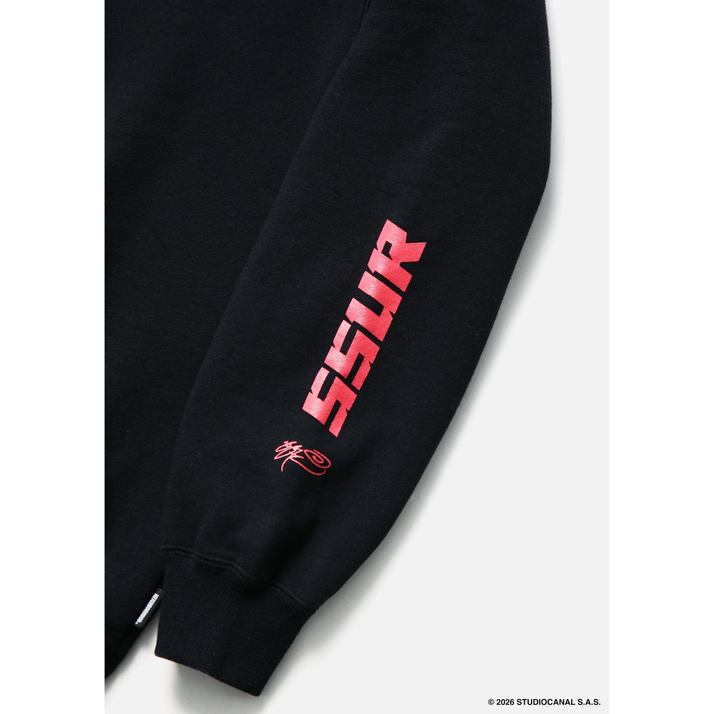 NH X SSUR . SWEAT HOODIE LS / BLACK