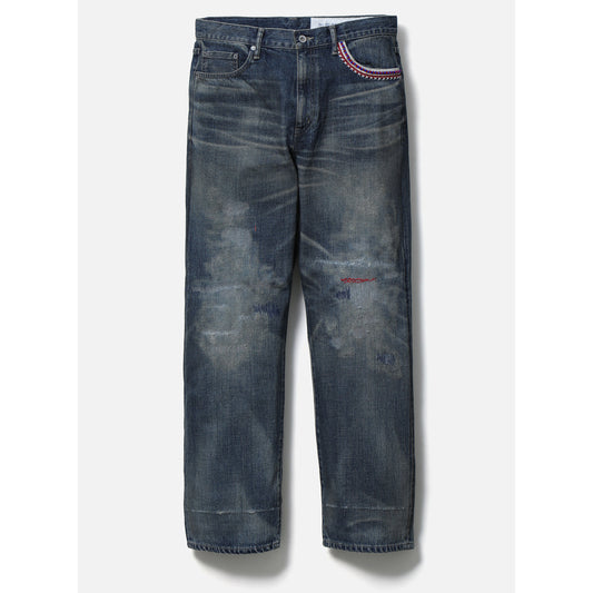 SAVAGE DENIM DP BASIC PANTS / INDIGO