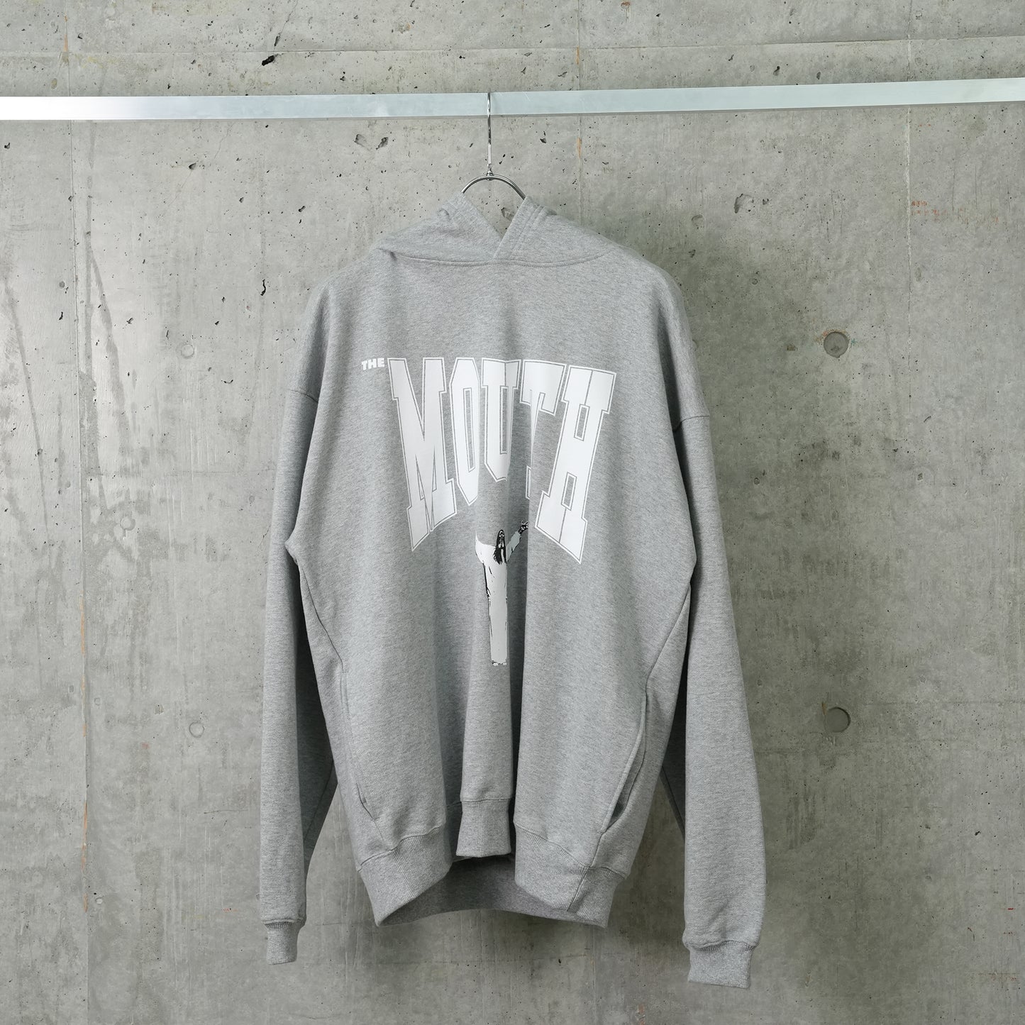 MOUTH SWEAT HOODIE / GREY