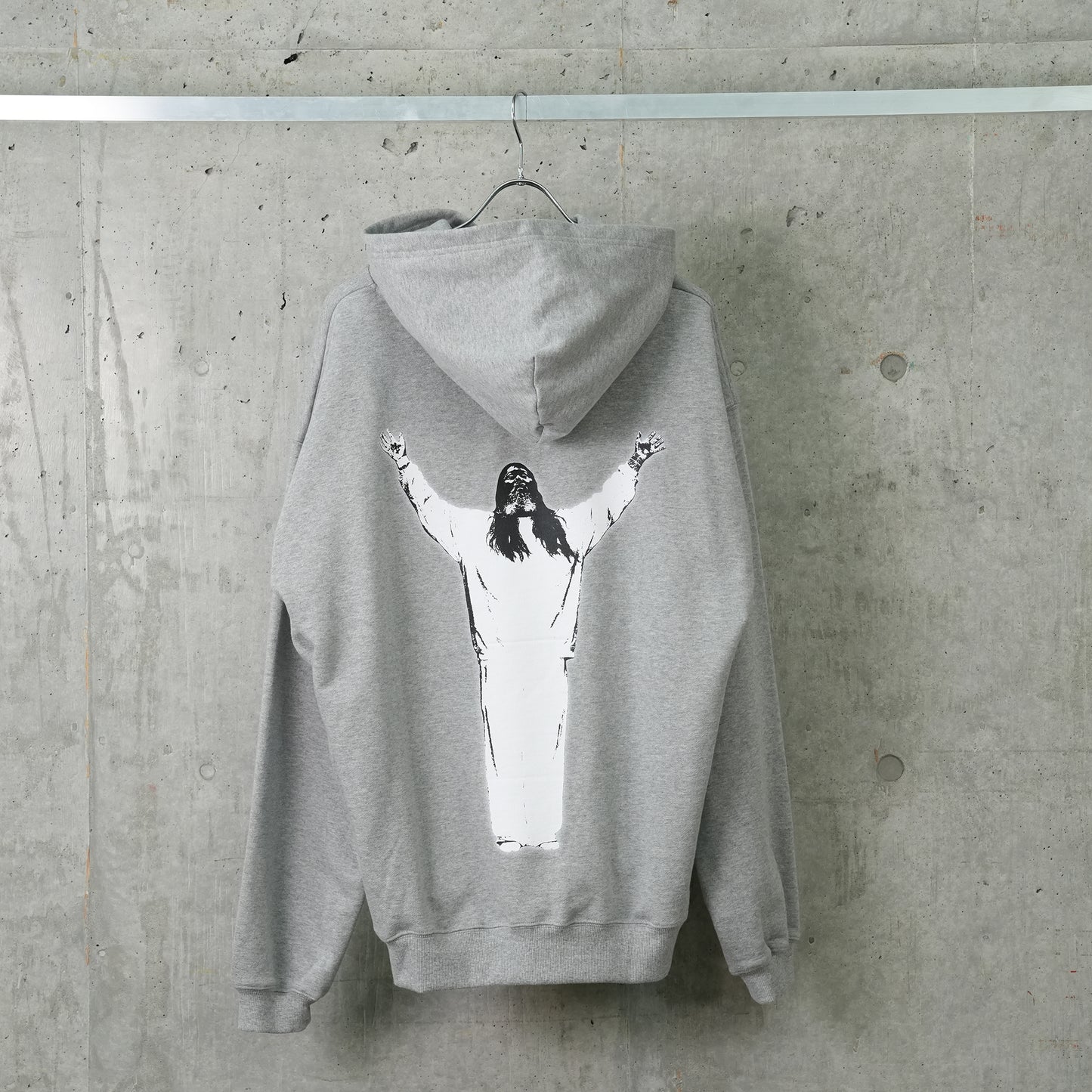 MOUTH SWEAT HOODIE / GREY