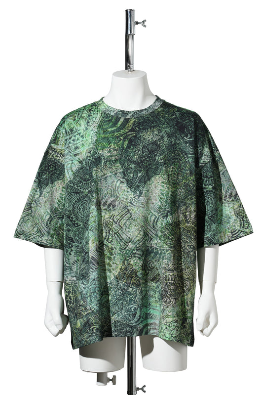 S/S TEE / GREEN CAMO