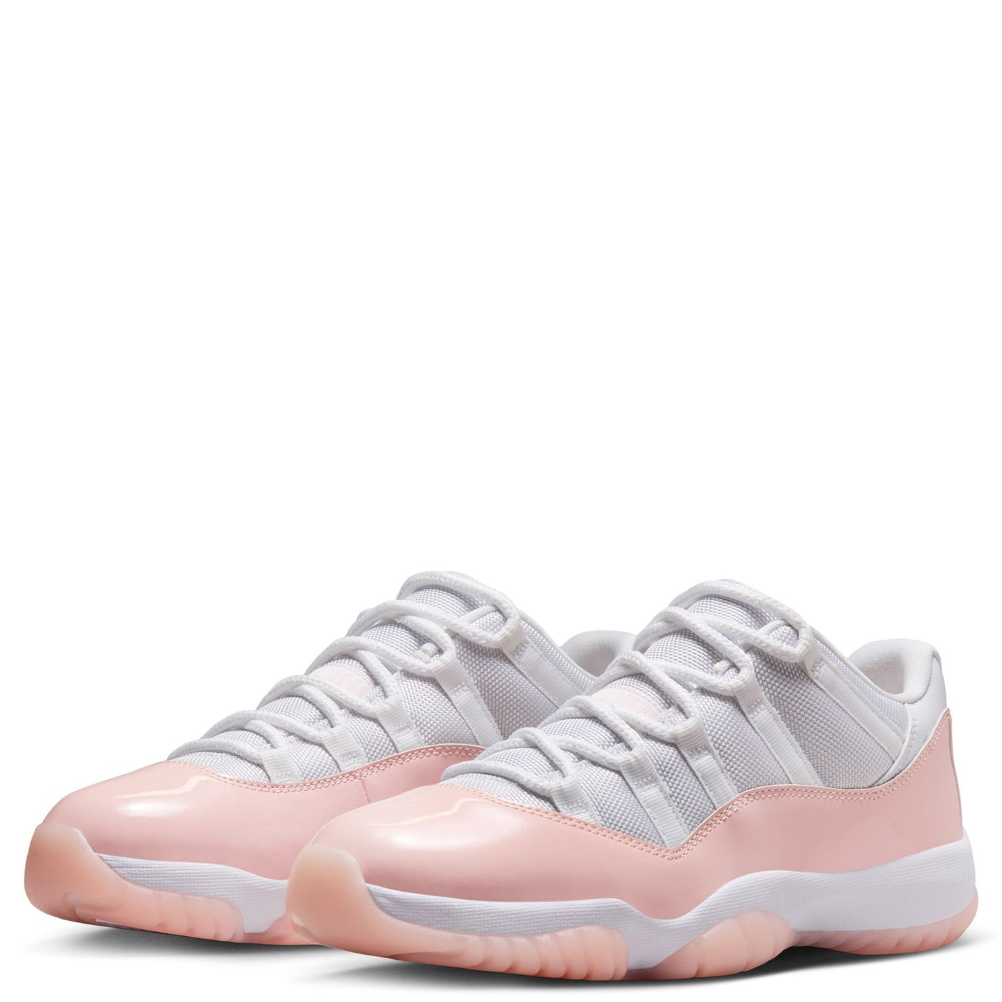 WMNS AIR JORDAN 11 RETRO LOW / 160:WHITE/LEGEND PINK