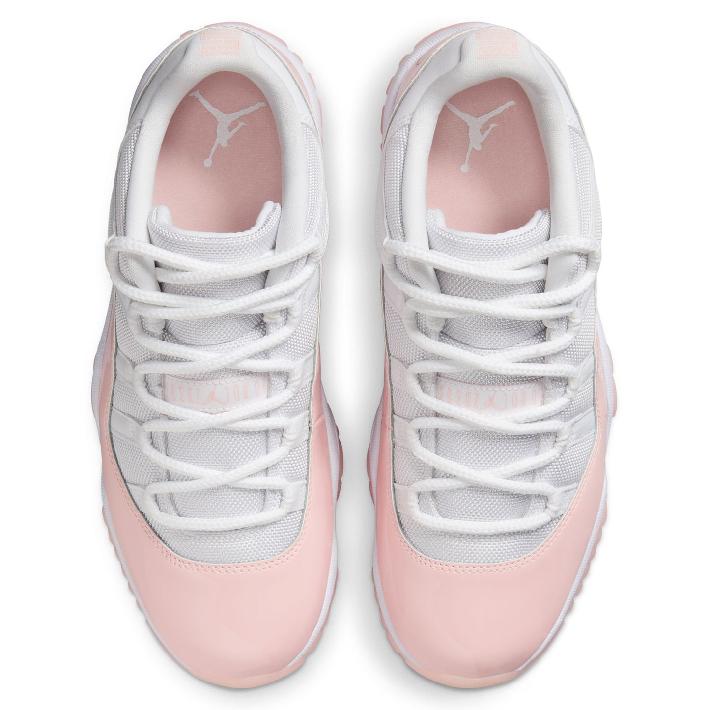 WMNS AIR JORDAN 11 RETRO LOW / 160:WHITE/LEGEND PINK