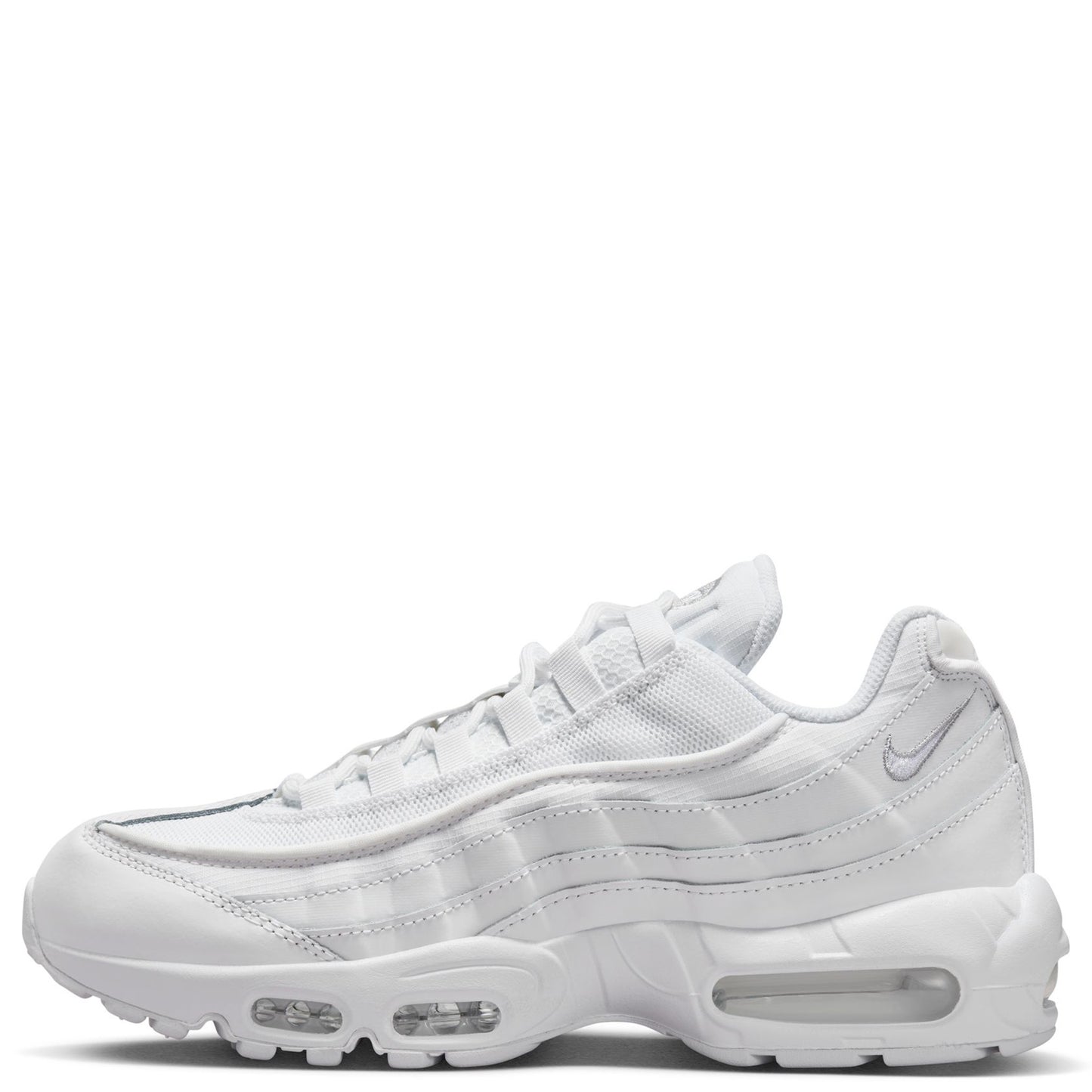 AIR MAX 95 ESSENTIAL / 100:WHITE/WHITE-GREY FOG