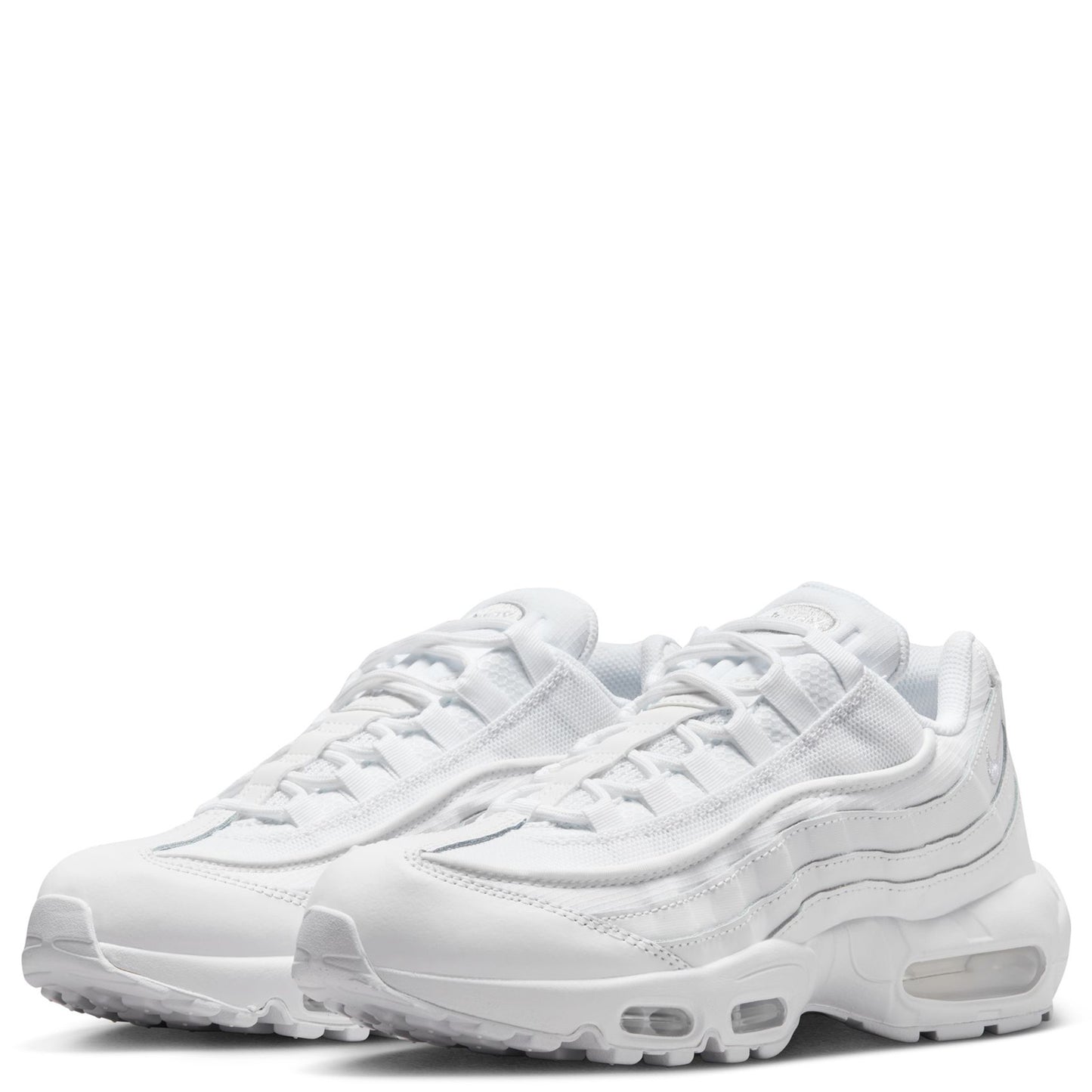 AIR MAX 95 ESSENTIAL / 100:WHITE/WHITE-GREY FOG