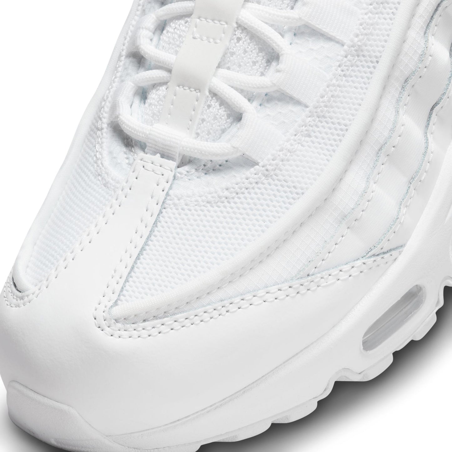 AIR MAX 95 ESSENTIAL / 100:WHITE/WHITE-GREY FOG