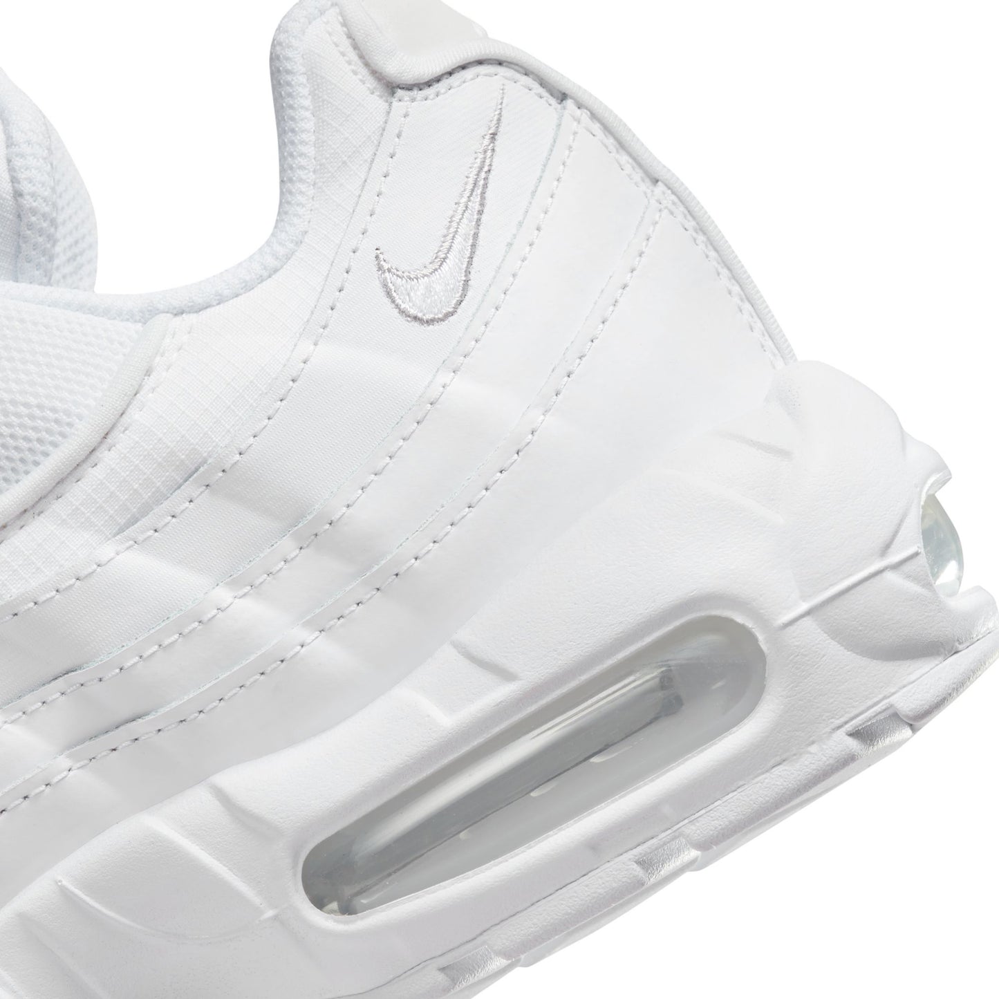 AIR MAX 95 ESSENTIAL / 100:WHITE/WHITE-GREY FOG