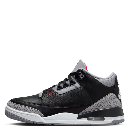 AIR JORDAN 3 RETRO / 010:BLACK/FIRE RED-CEMENT GREY