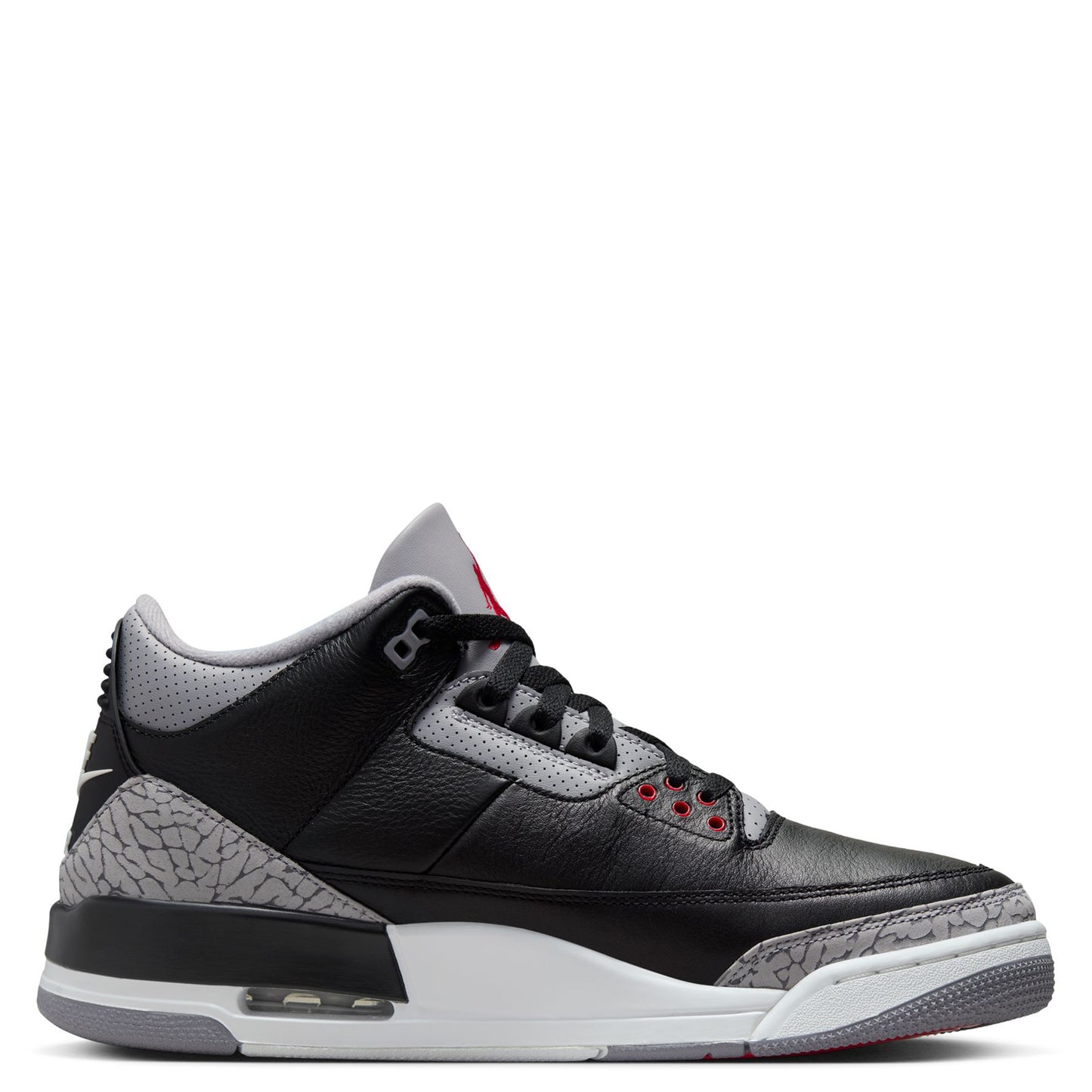 AIR JORDAN 3 RETRO / 010:BLACK/FIRE RED-CEMENT GREY