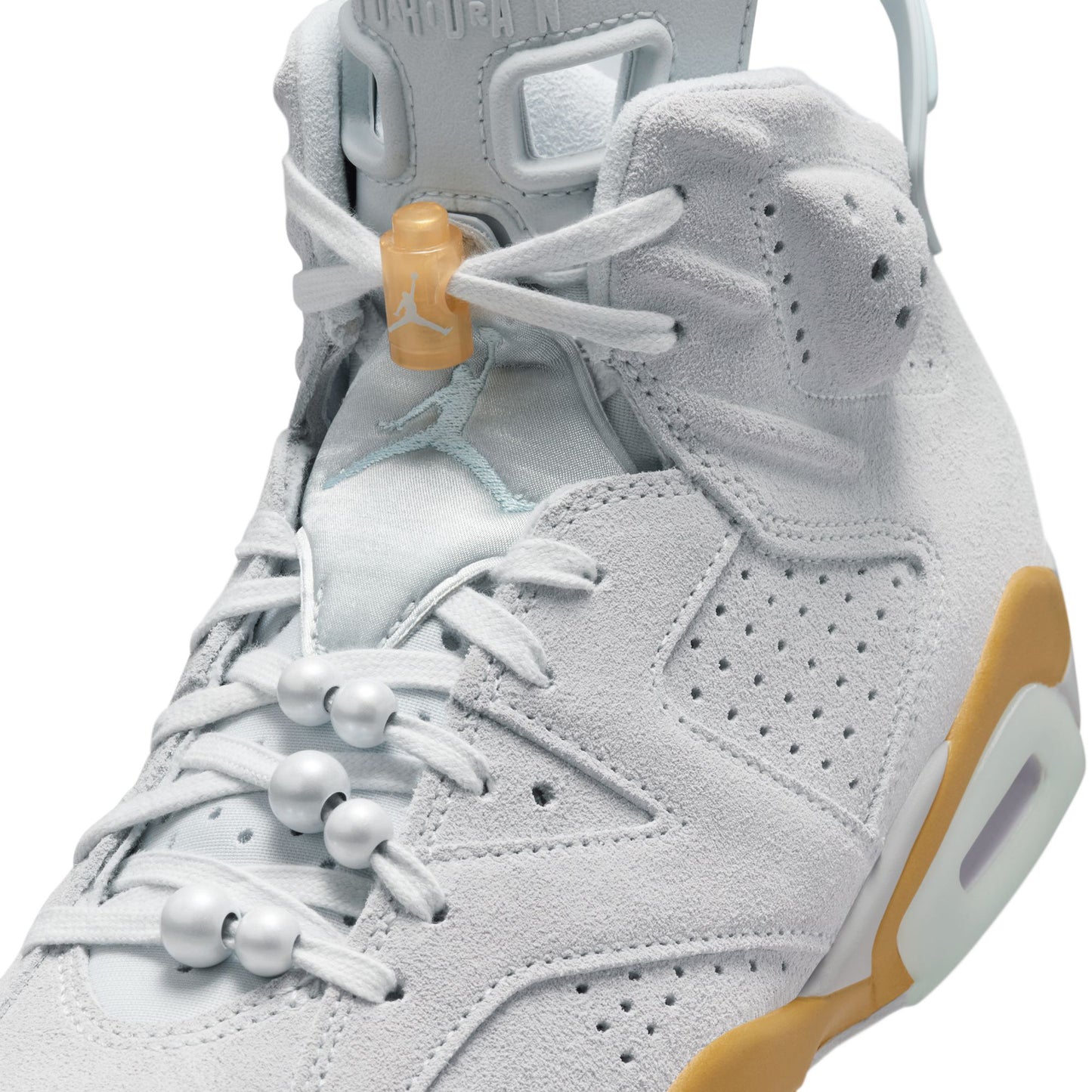 WMNS AIR JORDAN 6 RETRO / 074:PURE PLATINUM/ GLACIER BLUE