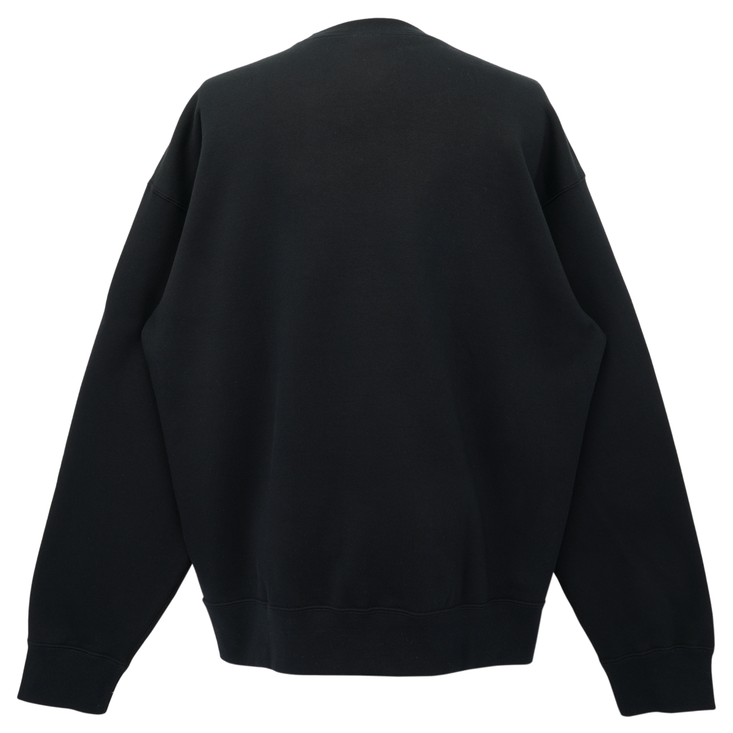 SOLO SWOOSH FLEECE L/S CREW / 010:BLACK/WHITE