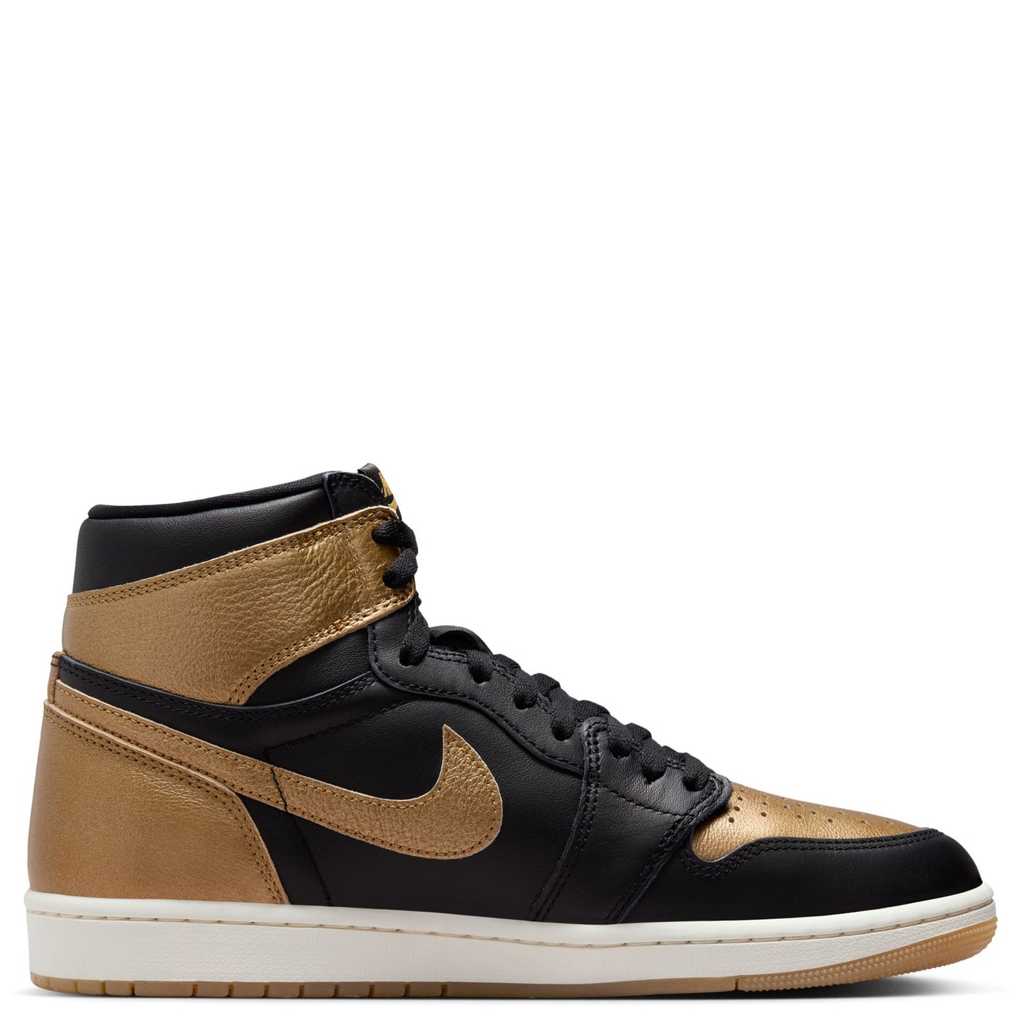 AIR JORDAN 1 RETRO HIGH OG / 071:BLACK/METALLIC GOLD-SAIL