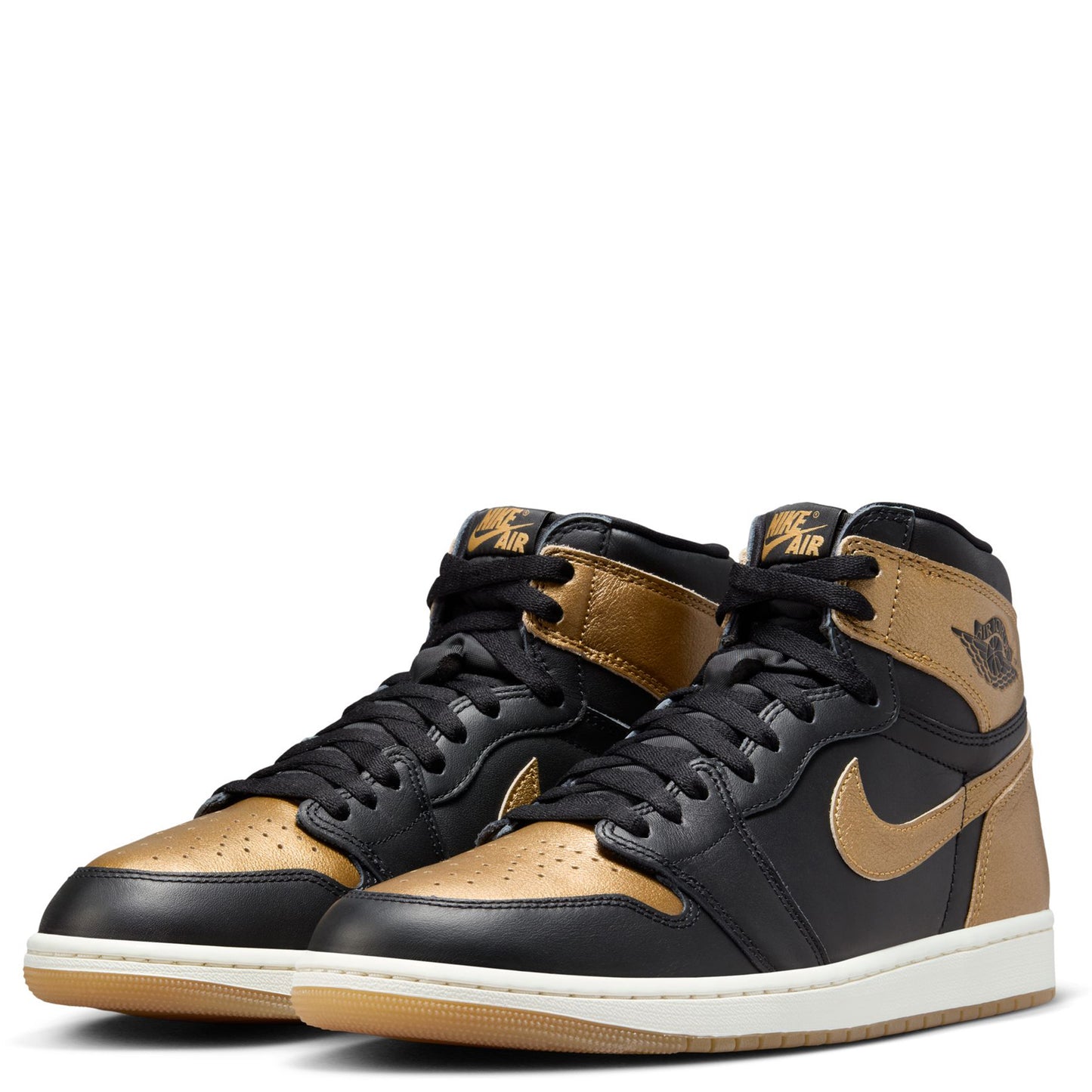 AIR JORDAN 1 RETRO HIGH OG / 071:BLACK/METALLIC GOLD-SAIL