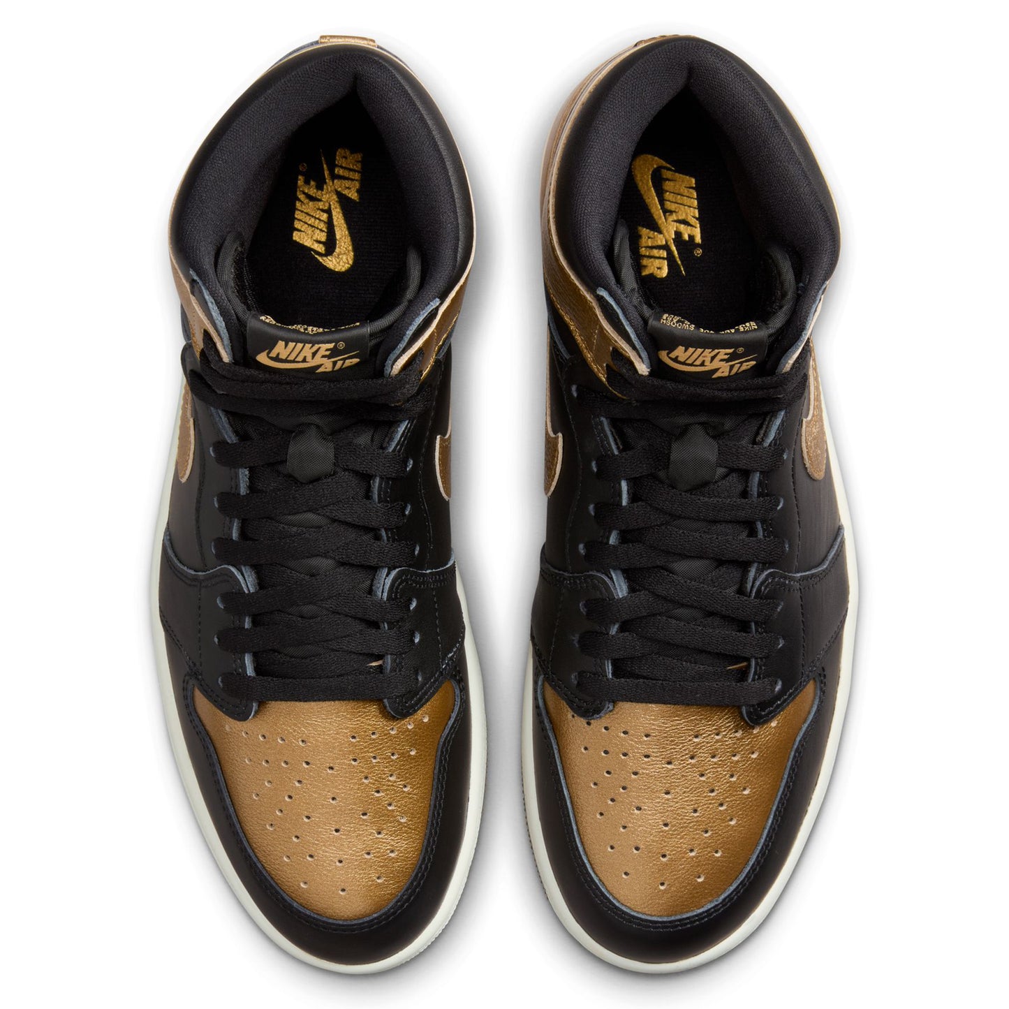 AIR JORDAN 1 RETRO HIGH OG / 071:BLACK/METALLIC GOLD-SAIL