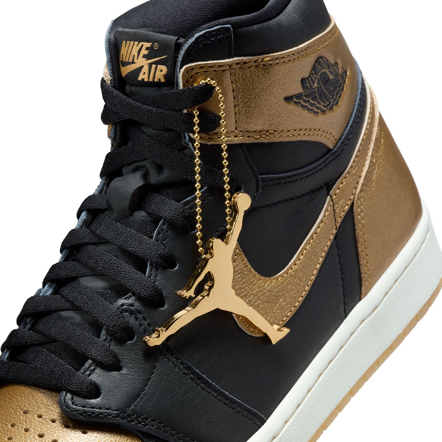 AIR JORDAN 1 RETRO HIGH OG / 071:BLACK/METALLIC GOLD-SAIL