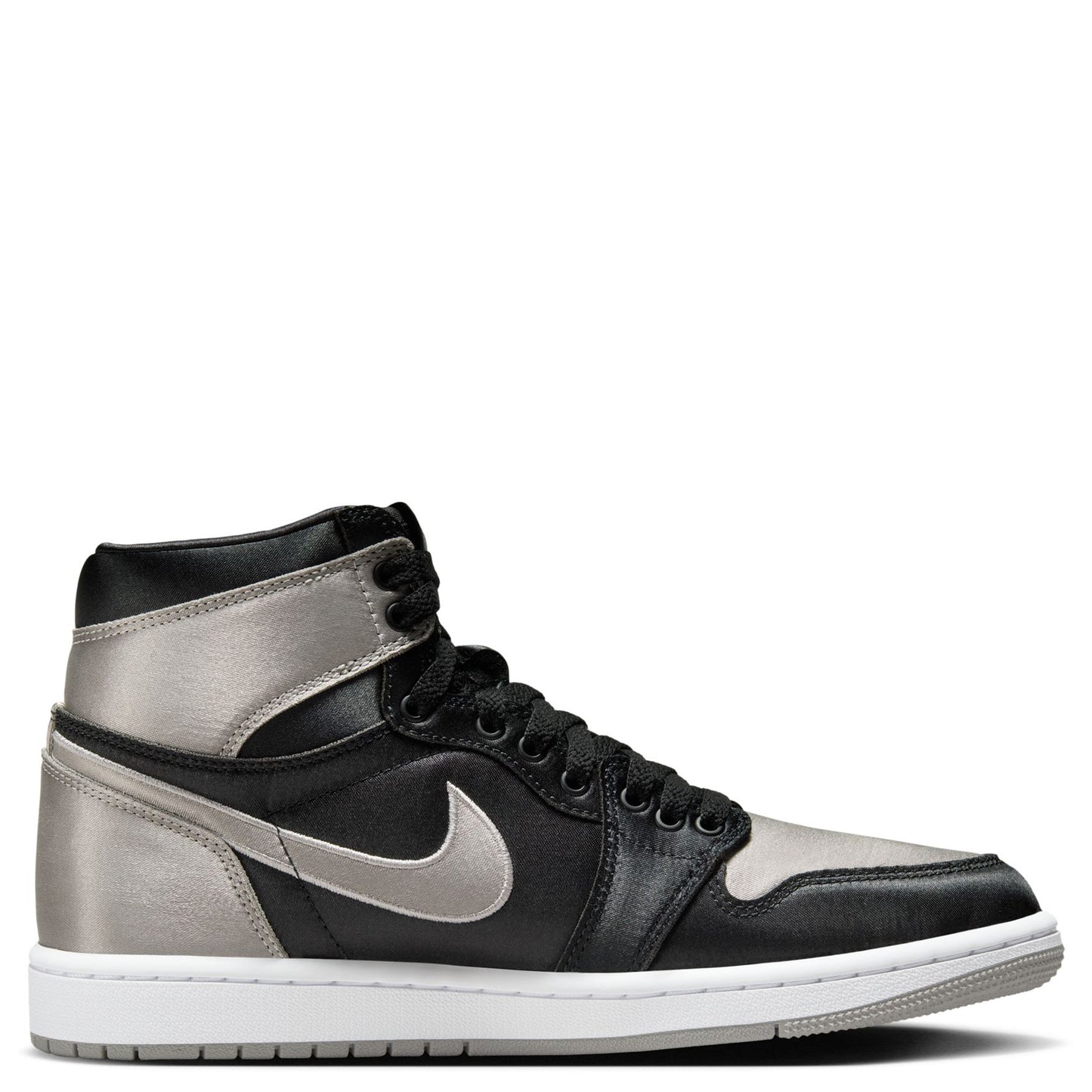 WMNS AIR JORDAN 1 RETRO HI OG / 010:BLACK/MEDIUM GREY-WHITE