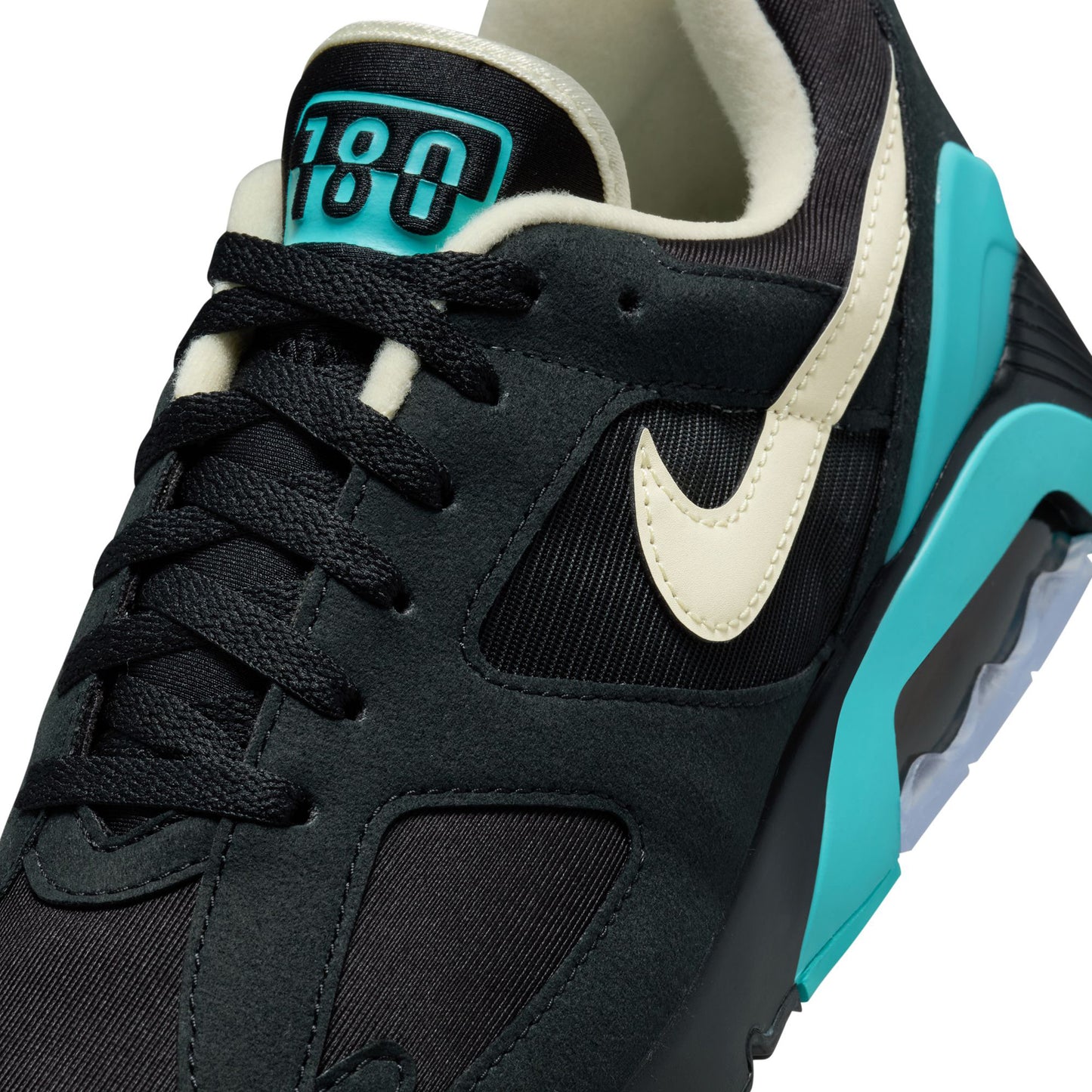 AIR 180 / 001:BLACK/ALABASTER-DUSTY CACTUS