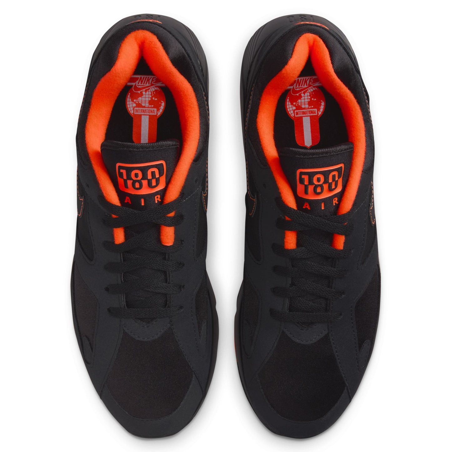 AIR 180 / 002:BLACK/BLACK-HYPER CRIMSON