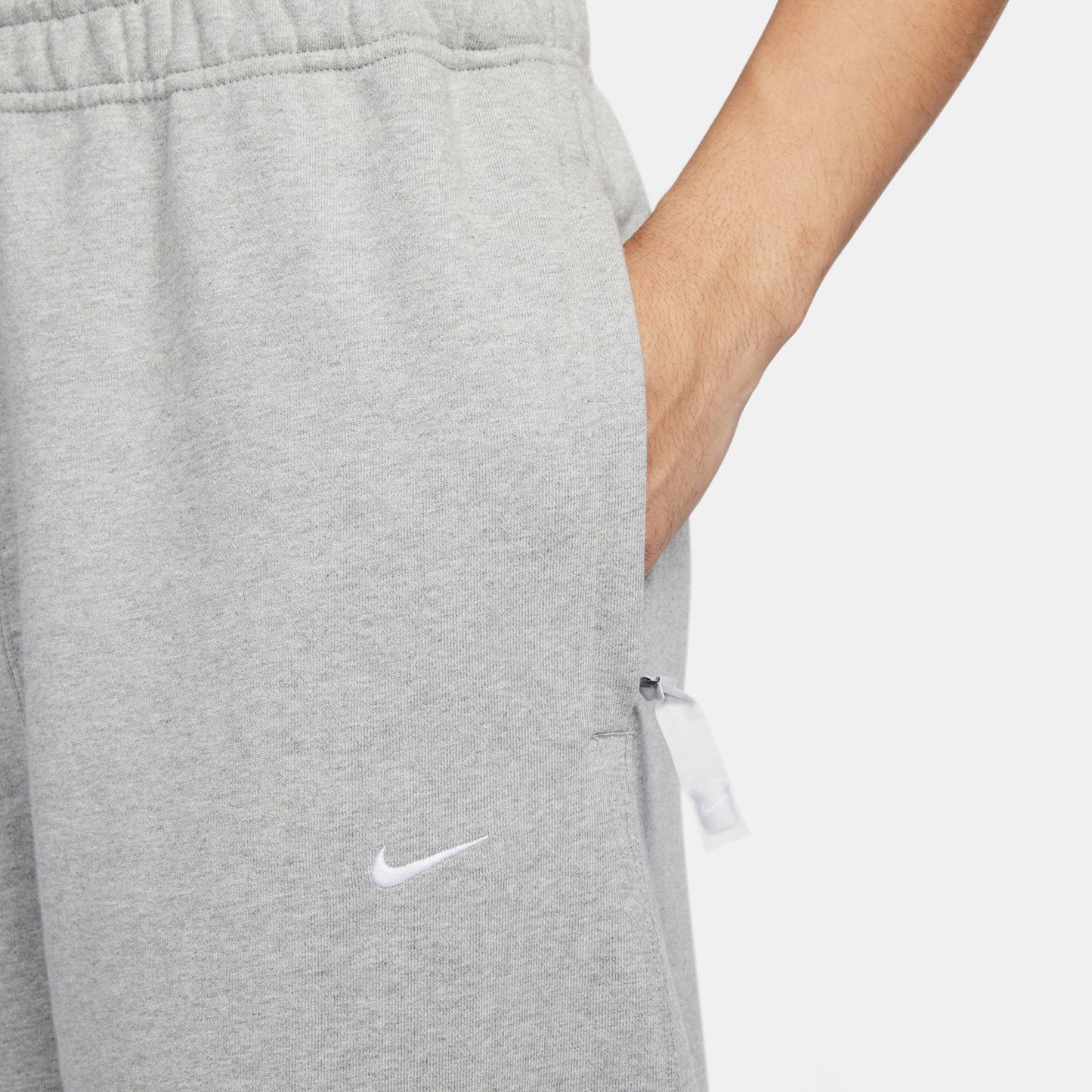 AS M NK SOLO SWOOSH BB FLC OH / 063:DARK GREY HEATHER/WHITE