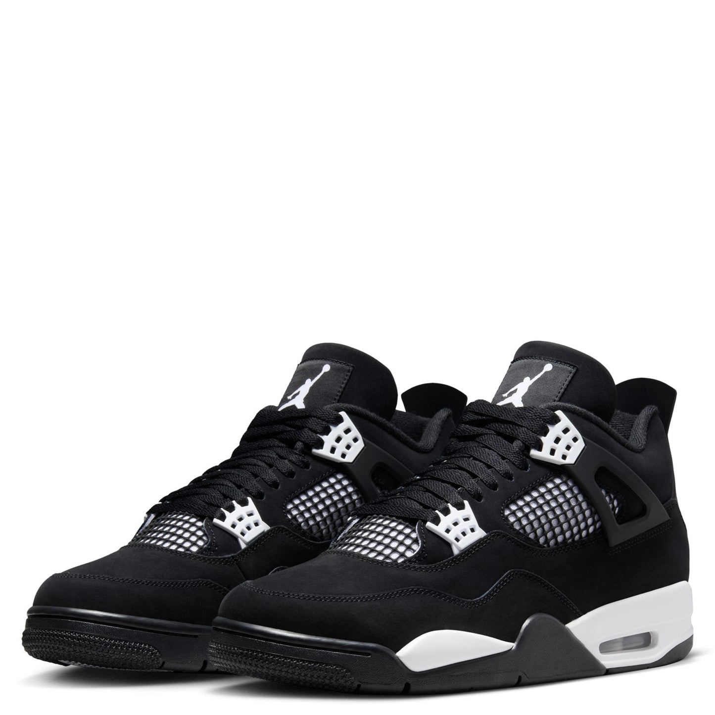 AIR JORDAN 4 RETRO / 001:BLACK/WHITE-BLACK