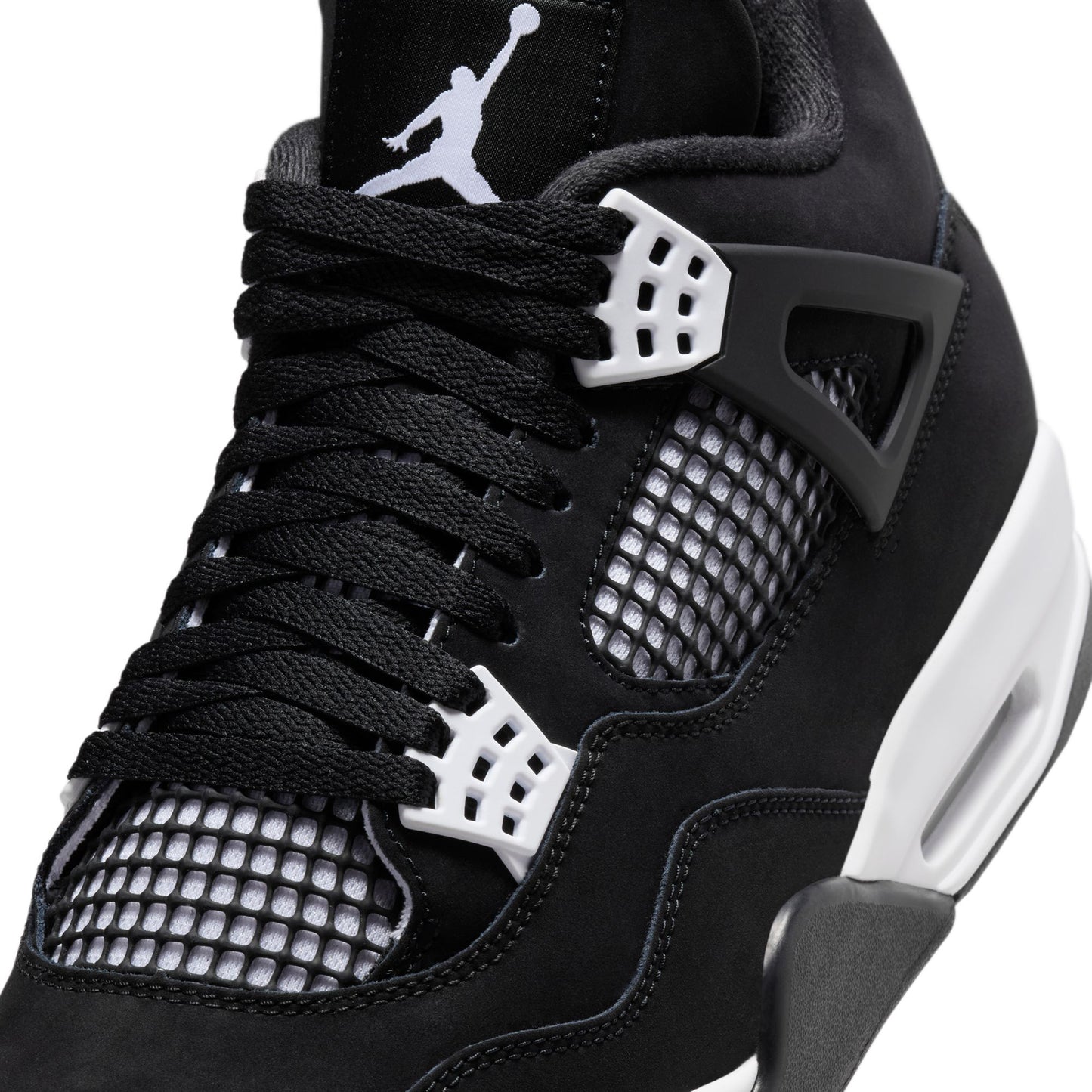 AIR JORDAN 4 RETRO / 001:BLACK/WHITE-BLACK