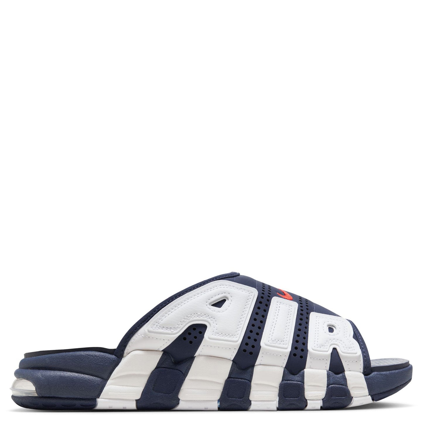 AIR MORE UPTEMPO SLIDE / 400:MIDNIGHT NAVY/UNIVERSITY RED