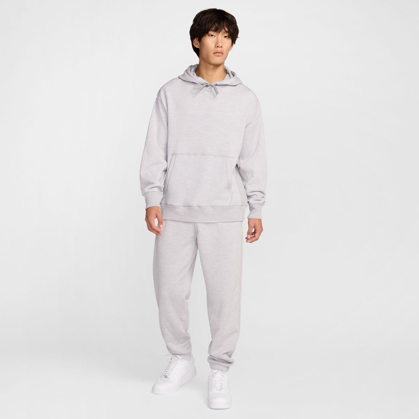 AS U NK WOOL CLASSICS HOODIE / 048:MATT SILVER/HEATHER