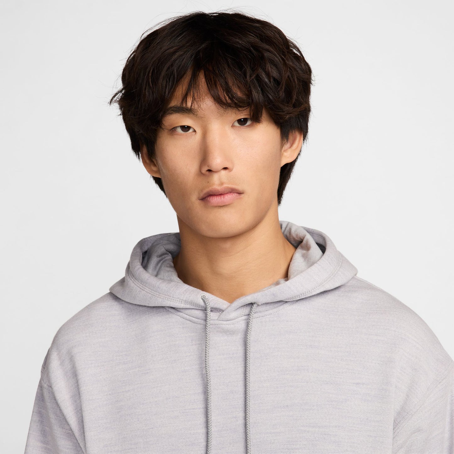 AS U NK WOOL CLASSICS HOODIE / 048:MATT SILVER/HEATHER