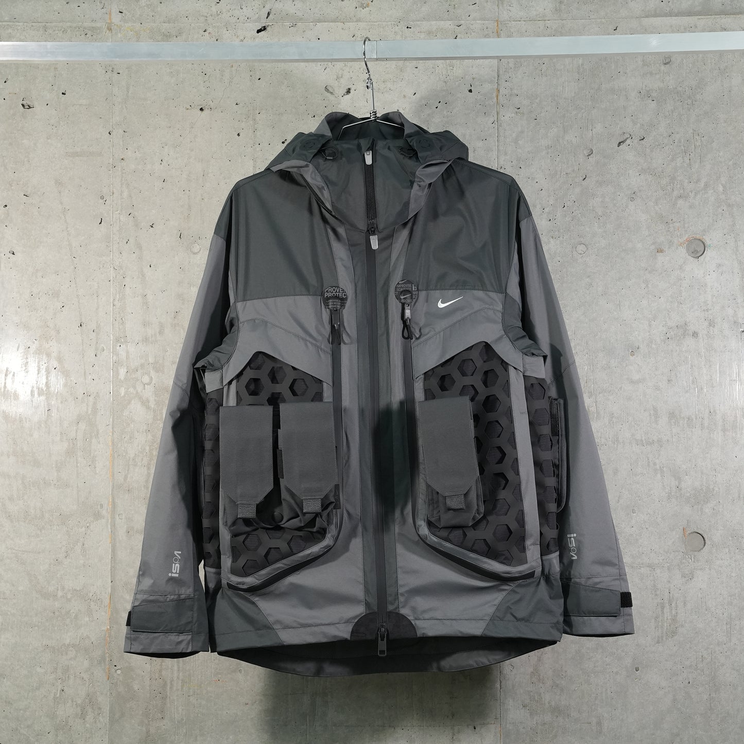 AS U NRG ISPA BTRFLY JACKET / 021:ANTHRACITE/VAST GREY/DARK GREY