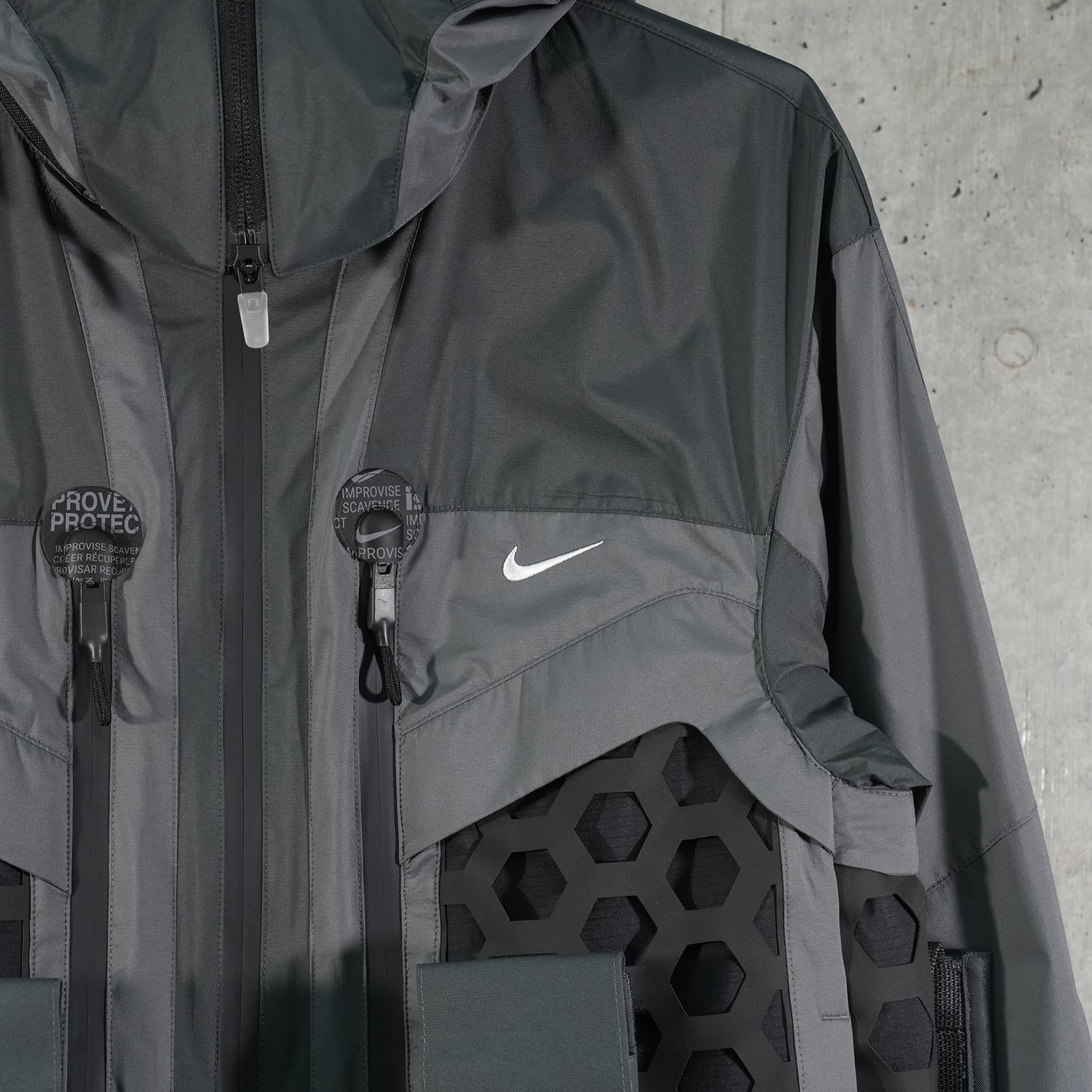 AS U NRG ISPA BTRFLY JACKET / 021:ANTHRACITE/VAST GREY/DARK GREY