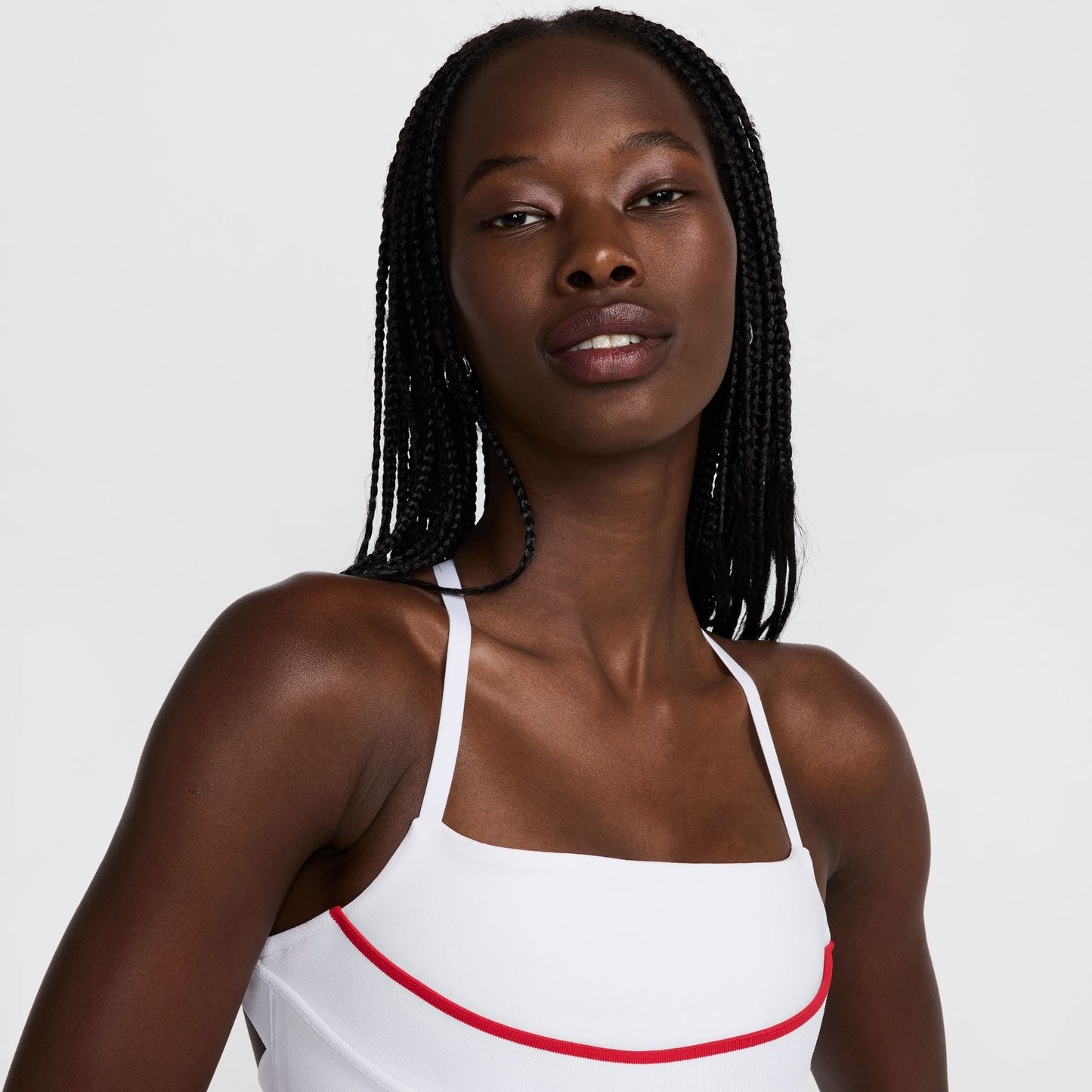 AS W NRG JACQUEMUS BRA / 100:WHITE/MYSTIC RED