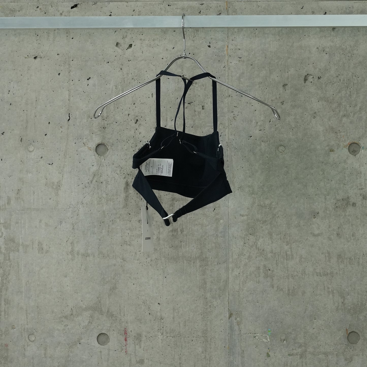 AS W NRG JACQUEMUS BRA / 475:DARK OBSIDIAN/WHITE