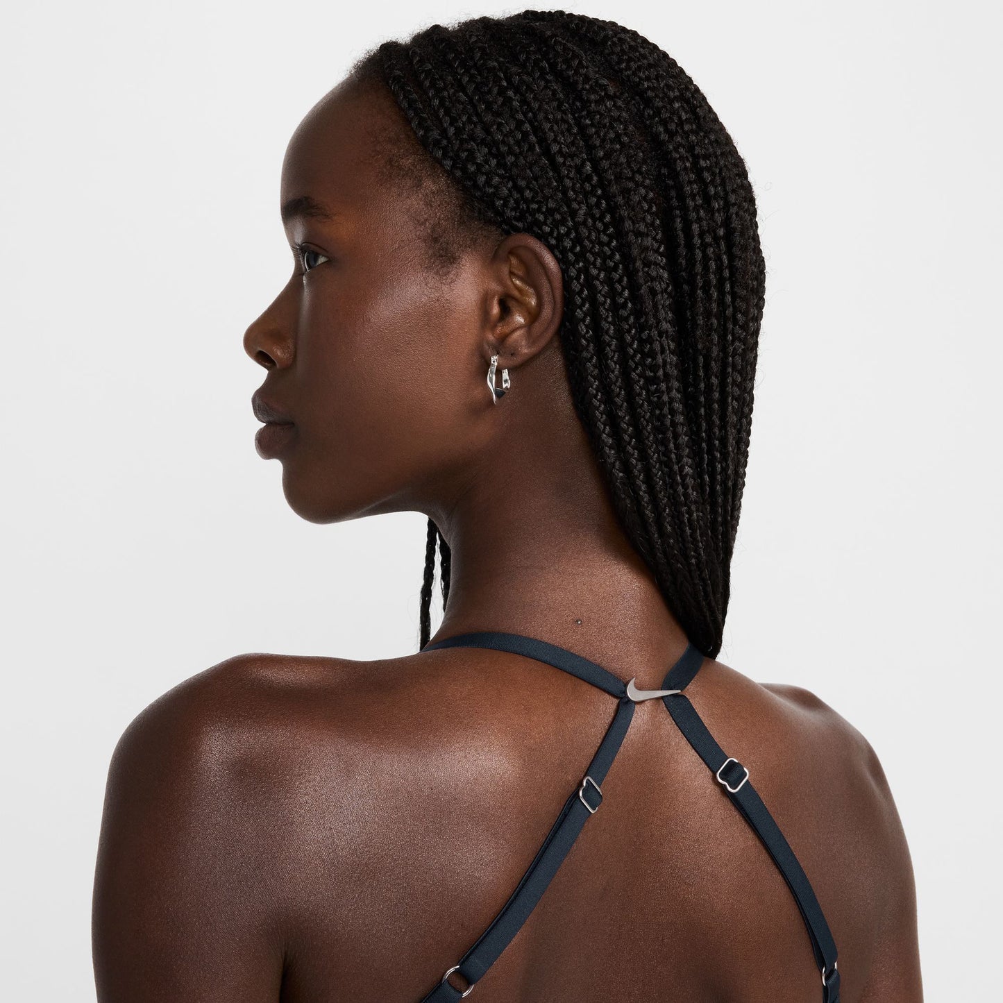 AS W NRG JACQUEMUS BRA / 475:DARK OBSIDIAN/WHITE