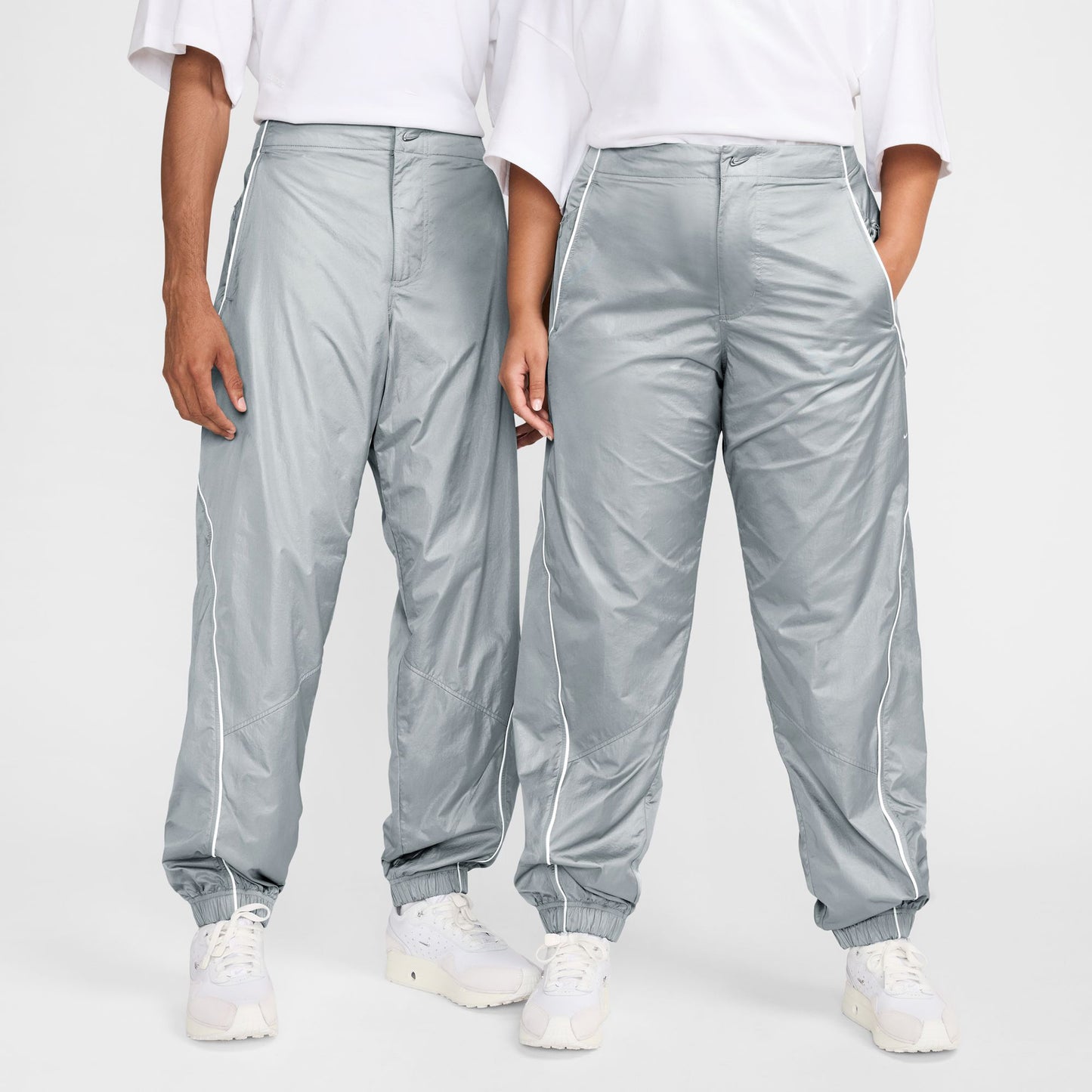 AS U NRG JACQUEMUS TRACK PANT / 073:PARTICLE GREY/WHITE