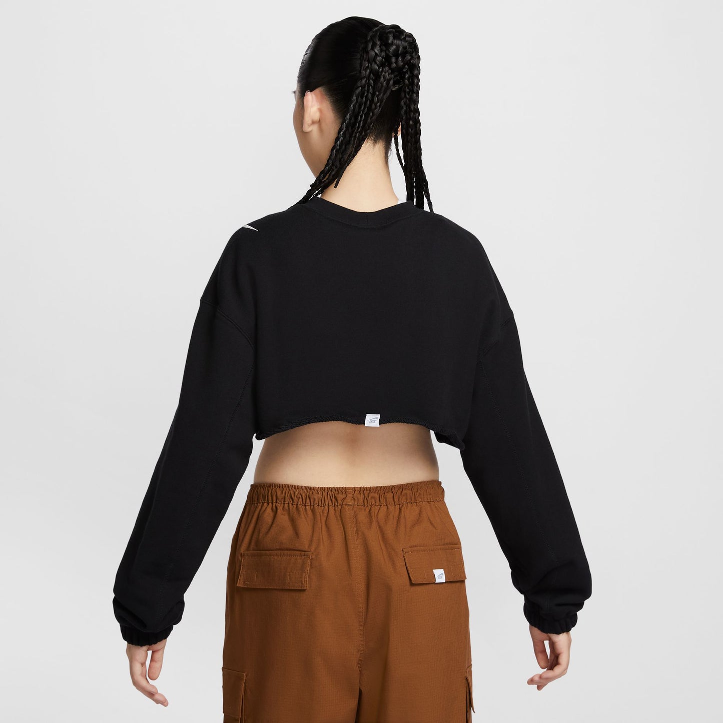 AS W NSW DANCE OS SHRUG / 010:BLACK/SAIL