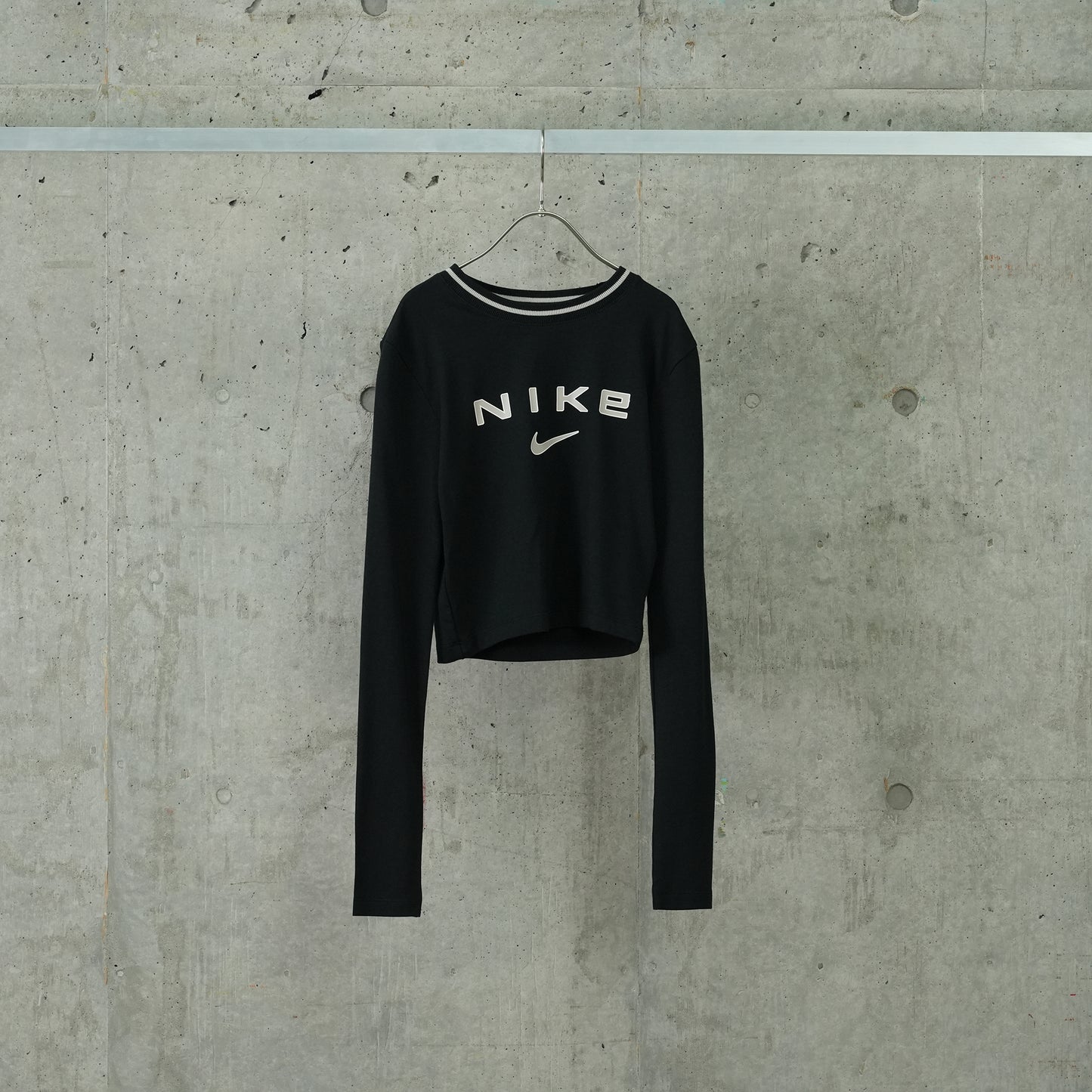 AS W NSW LS SLIM CRP TEE OC / 010:BLACK