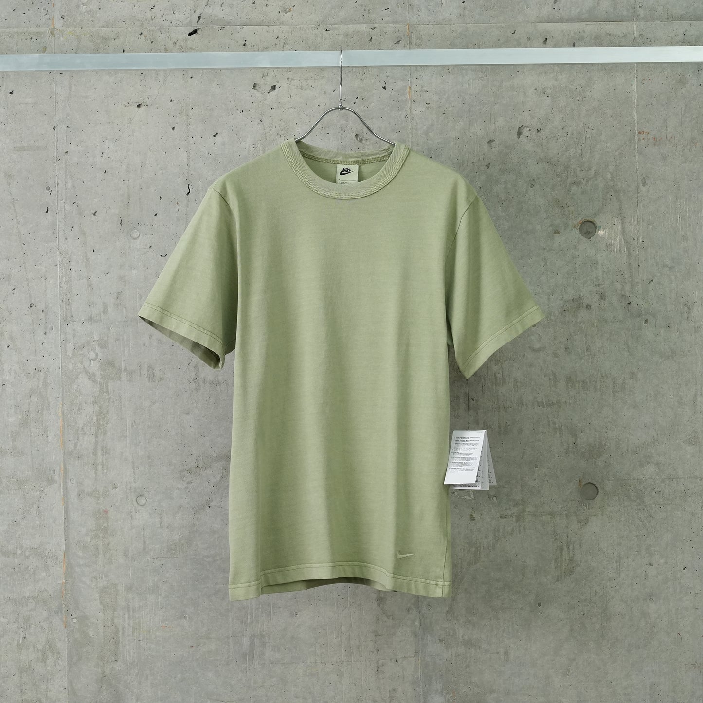 AS M NL SS KNIT TOP DYE / 386:OIL GREEN/OIL GREEN