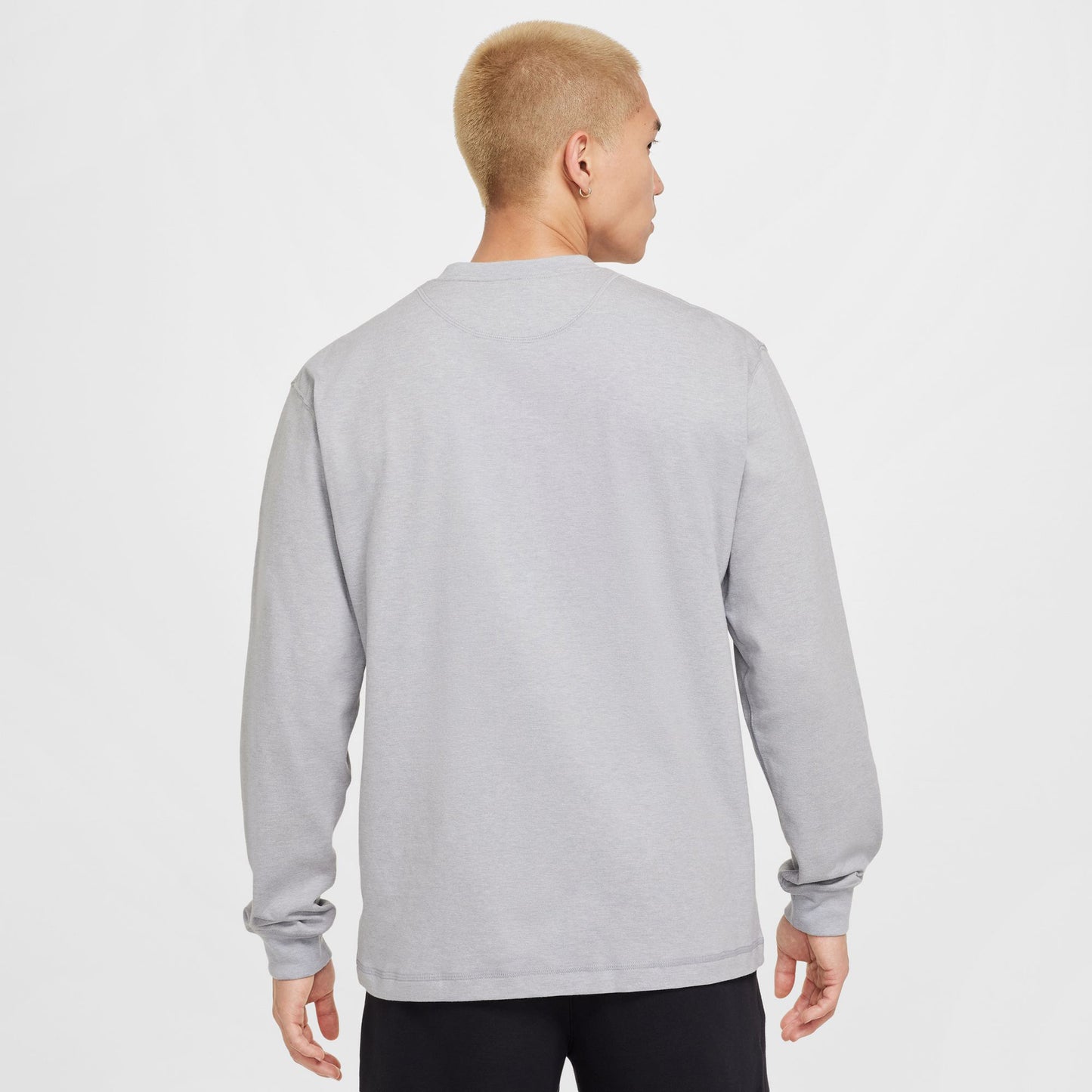 AS U NK WOOL CLASSICS L/S TEE / 048:MATT SILVER/HEATHER