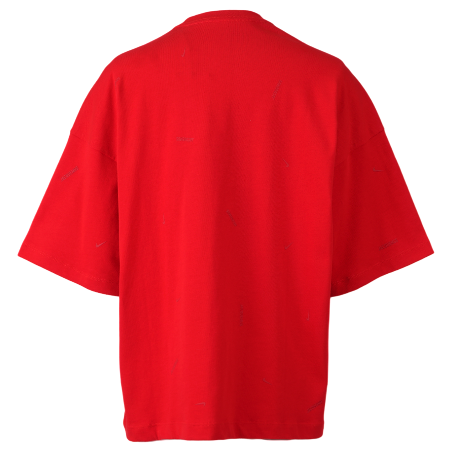 AS U NRG JACQUEMUS SS TEE / 611:UNIVERSITY RED