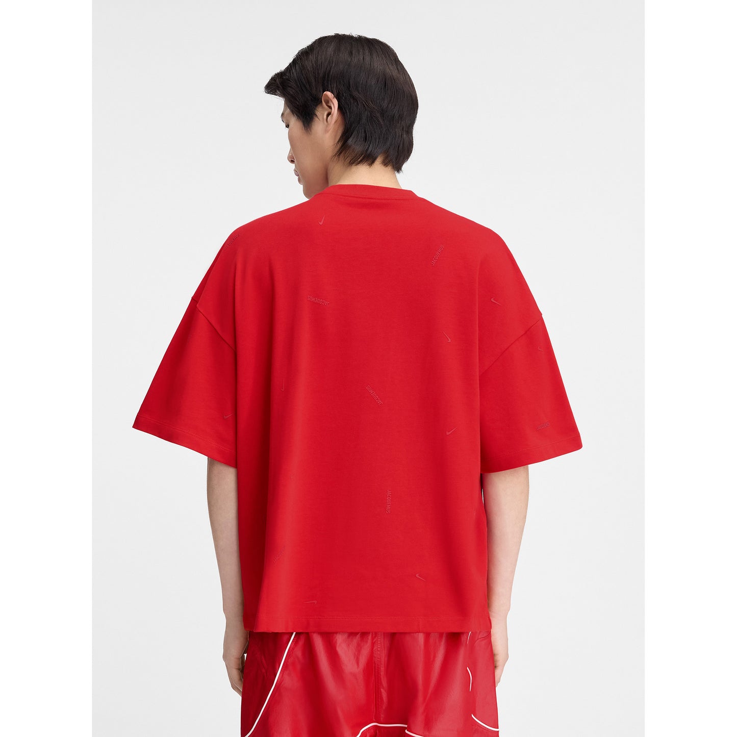 AS U NRG JACQUEMUS SS TEE / 611:UNIVERSITY RED