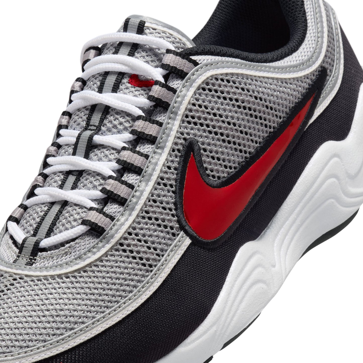 AIR ZOOM SPIRIDON SP / 001:METALLIC SILVER/SPORT RED