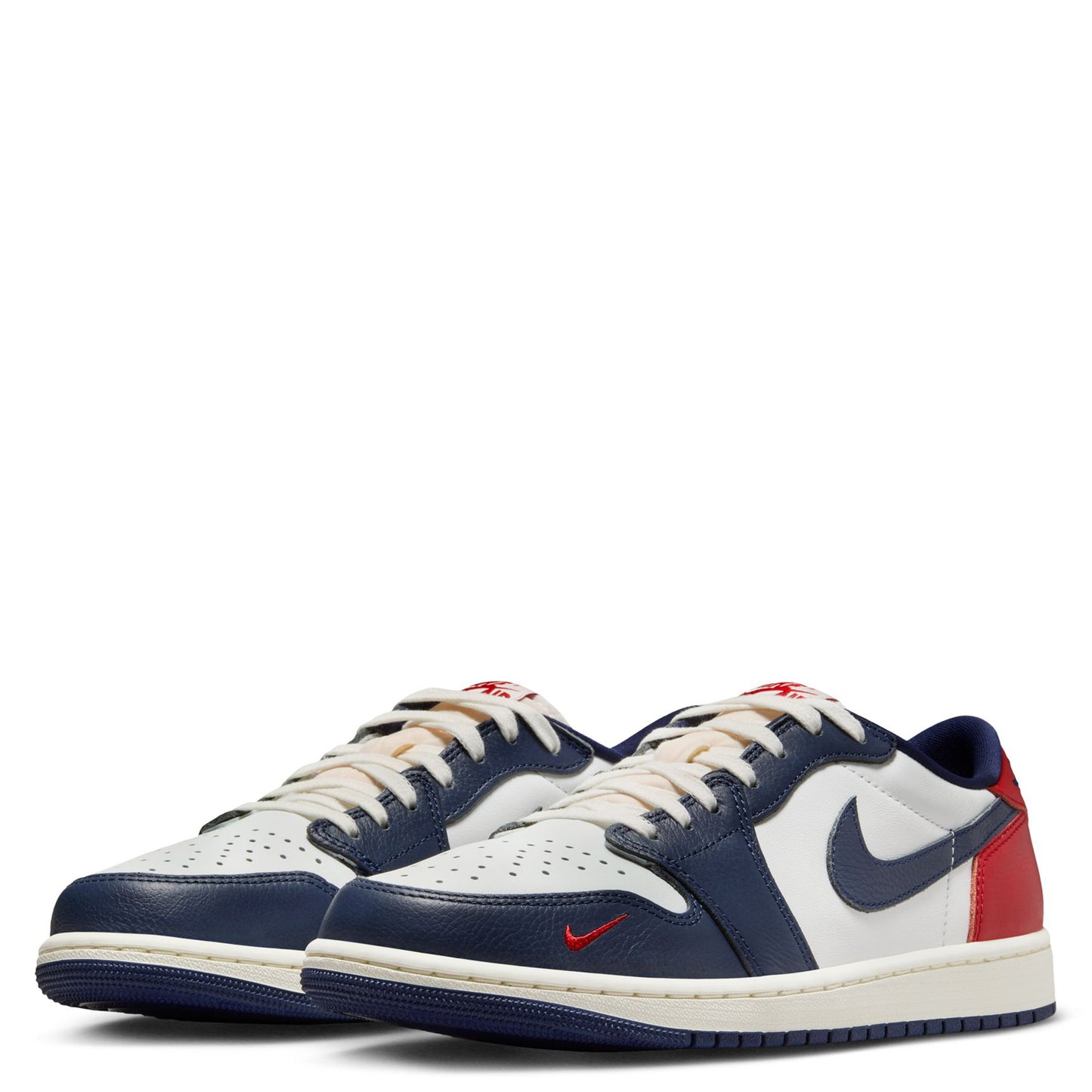 AIR JORDAN 1 RETRO LOW OG / 100:SUMMIT WHITE/GYM RED